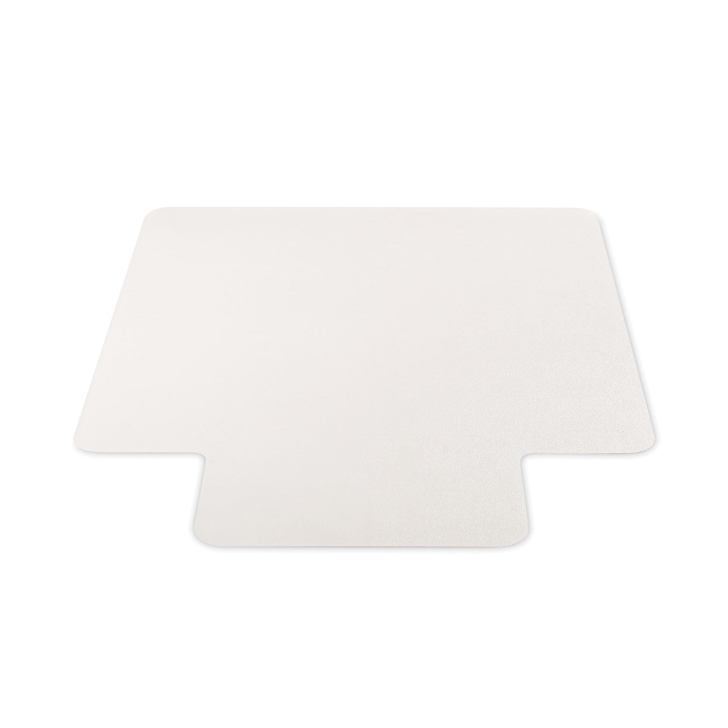EconoMat All Day Use Chair Mat for Hard Floors, Flat Packed, 46 x 60, Lipped, Clear