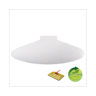 SuperMat Frequent Use Chair Mat, Medium Pile Carpet, 60 x 66, L-Shape, Clear