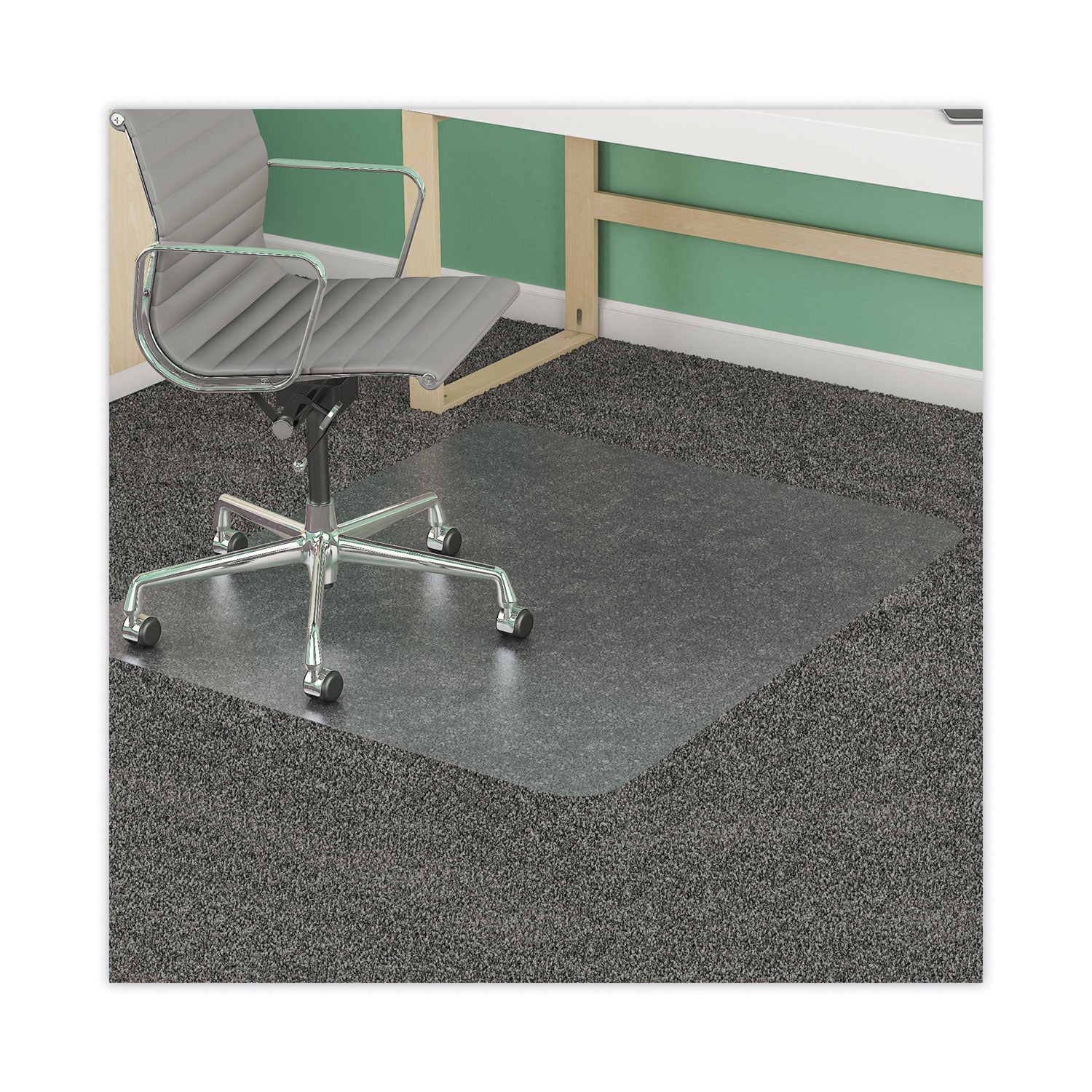 supermat-frequent-use-chair-mat-med-pile-carpet-roll-45-x-53-rectangular-clear_defcm14242com - 1