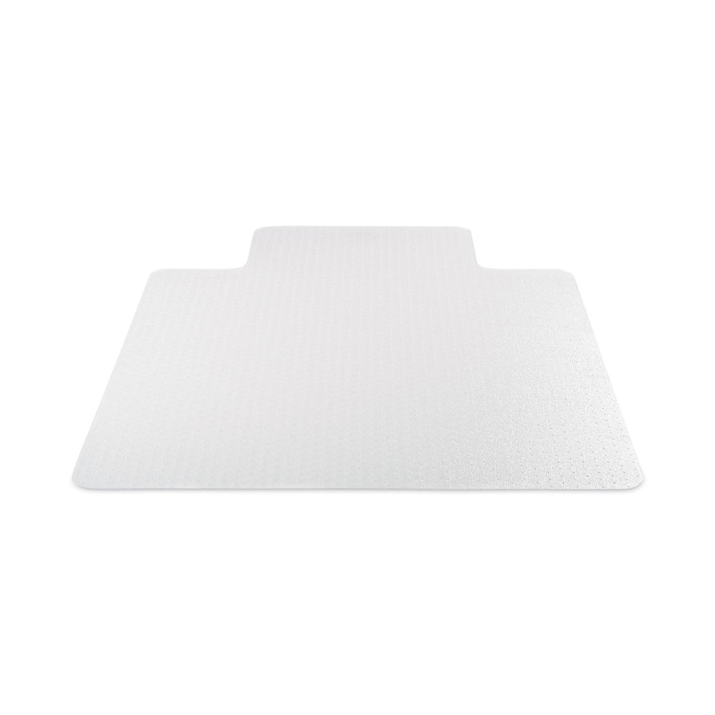 SuperMat Frequent Use Chair Mat for Medium Pile Carpet, 46 x 60, Wide Lipped, Clear