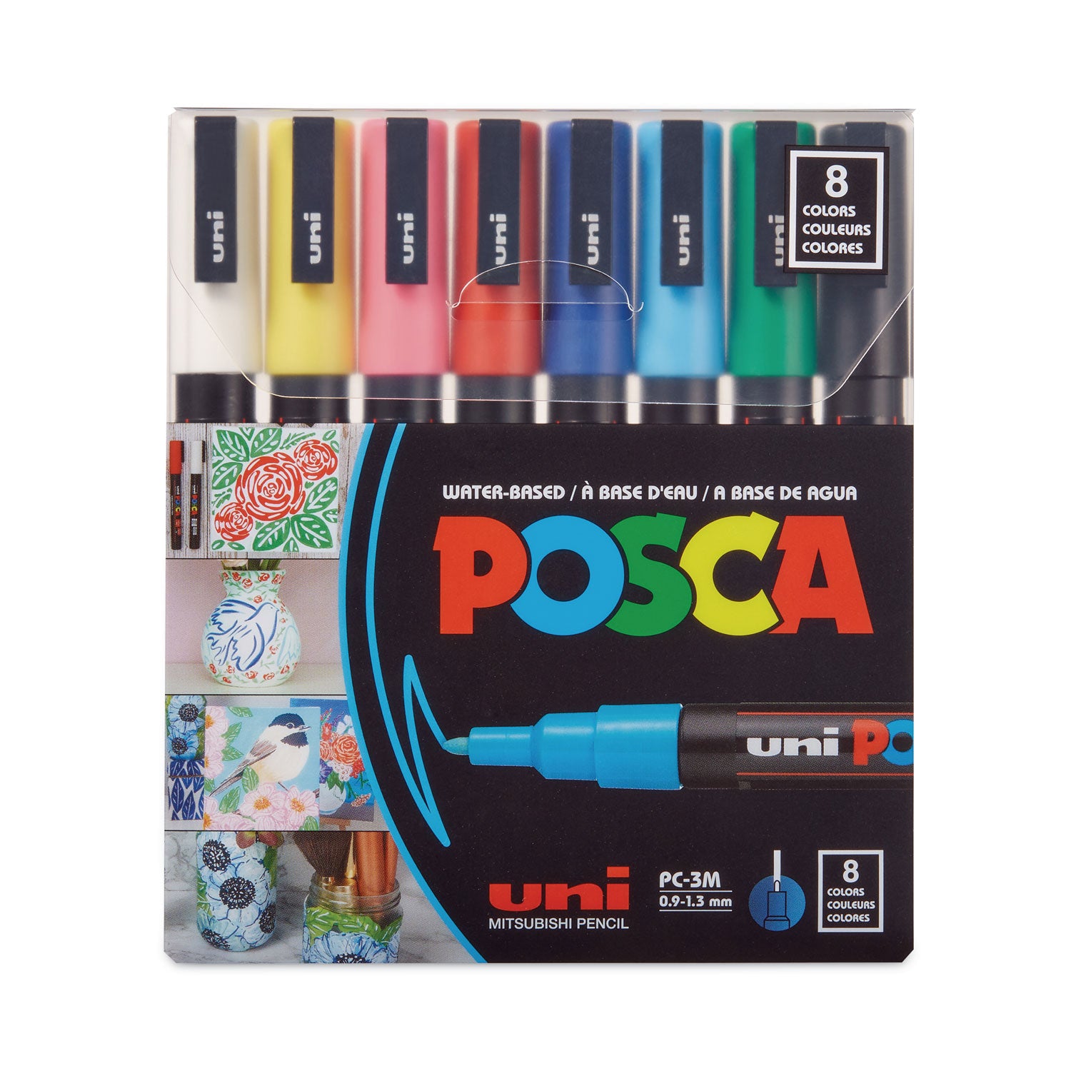 permanent-specialty-marker-fine-bullet-tip-assorted-colors-8-pack_ubcpc3m8c - 4
