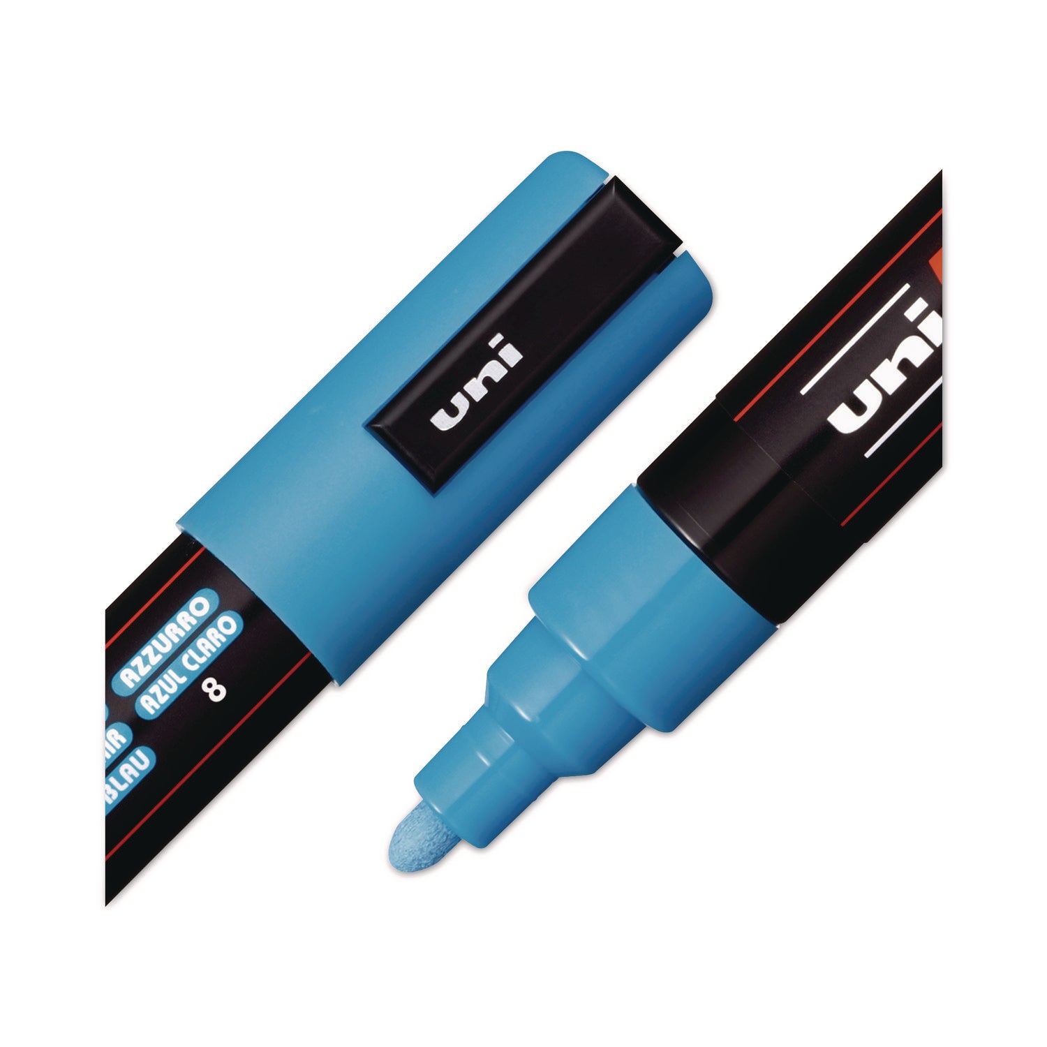 Permanent Specialty Marker, Medium Bullet Tip, Assorted Colors, 8/Pack