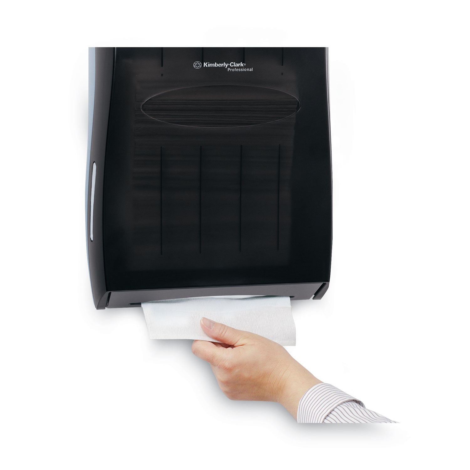Universal Towel Dispenser, 13.31 x 5.85 x 18.85, Smoke - 
