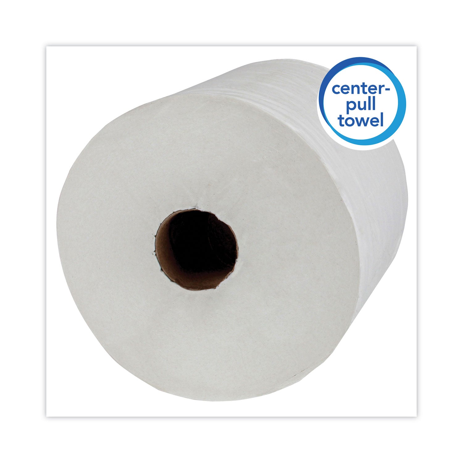 Essential Roll Center-Pull Towels, 1-Ply, 8 x 12, White, 700/Roll, 6 Rolls/Carton - 