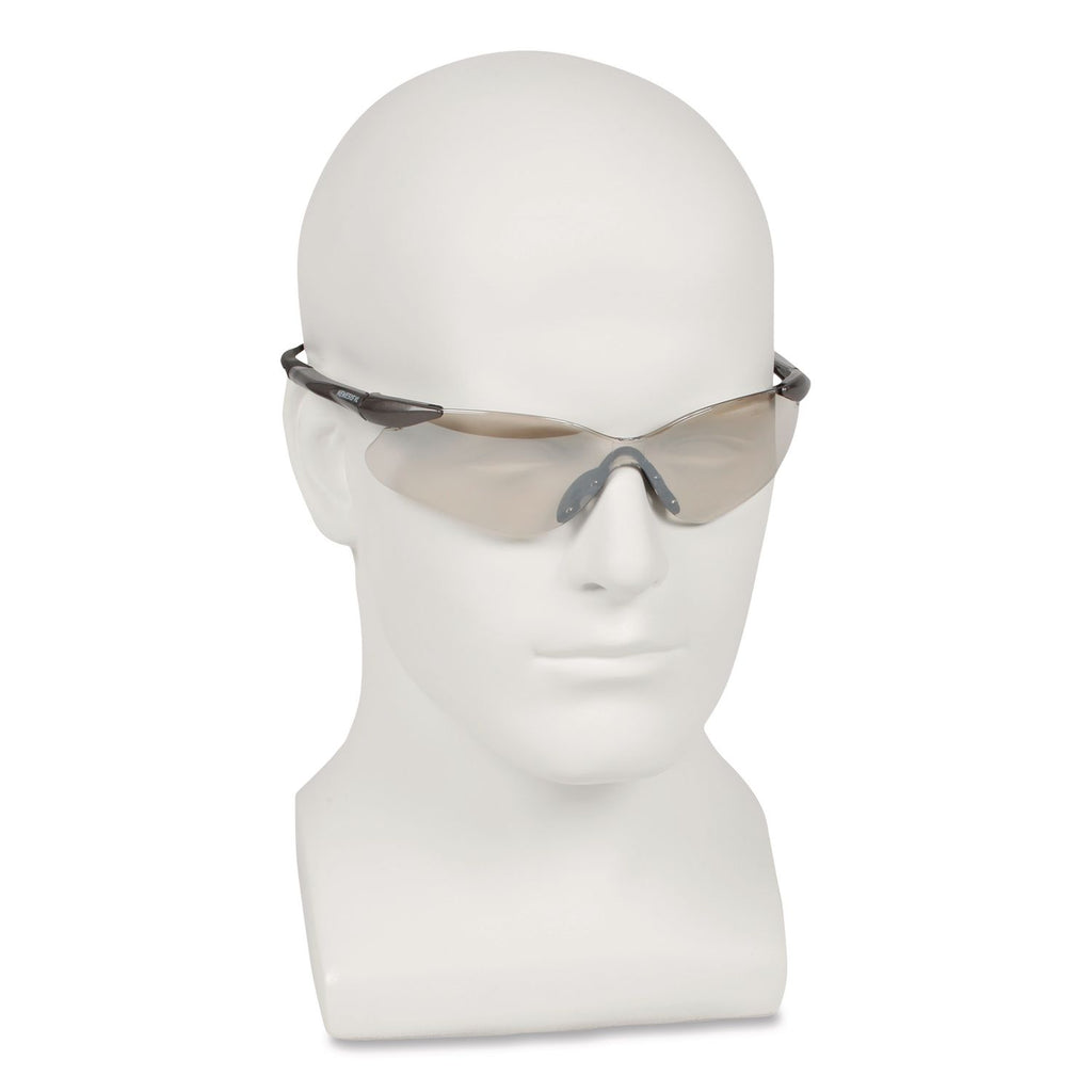 Nemesis VL Safety Glasses, Gunmetal Frame, Indoor/Outdoor Uncoated Lens