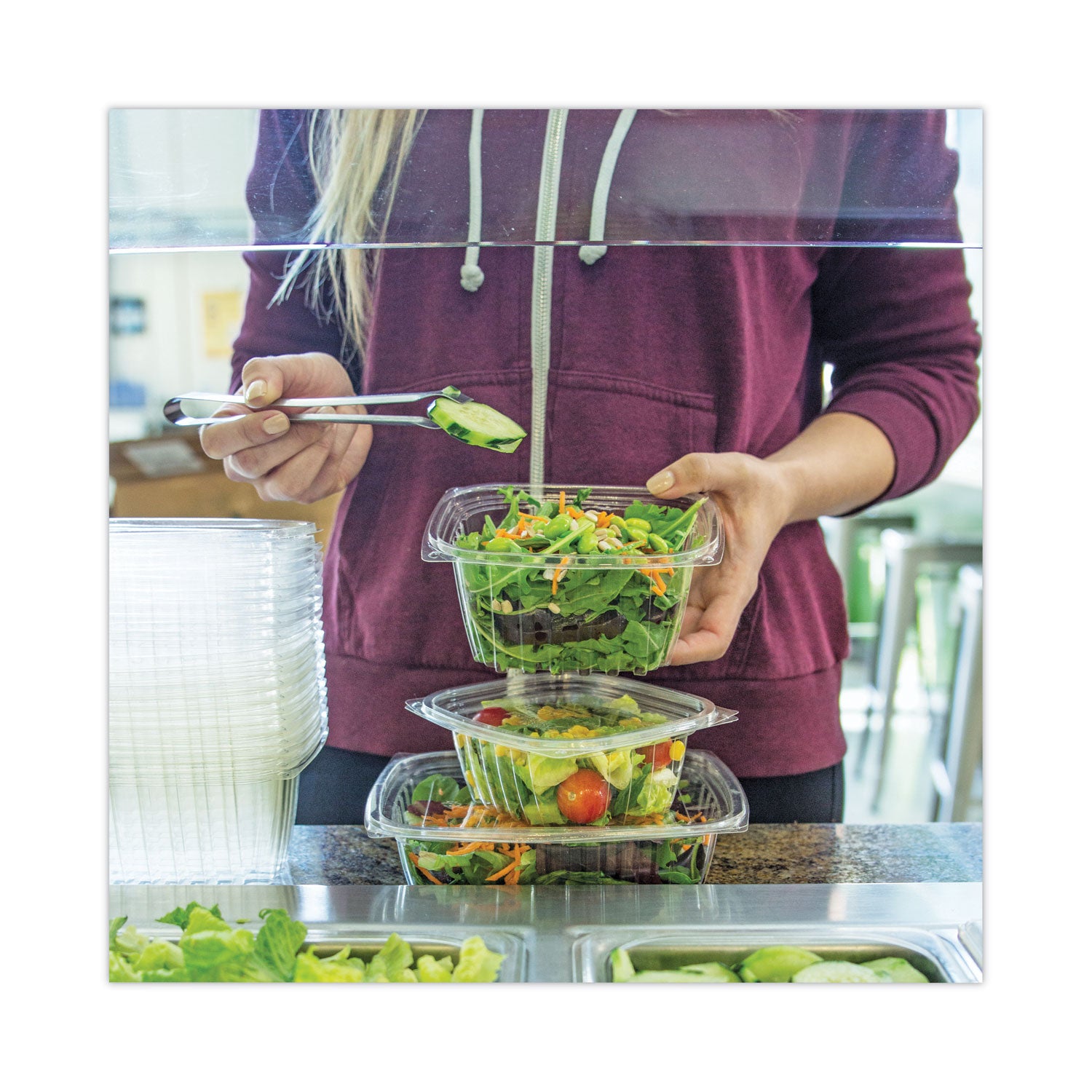 pla-rectangular-deli-containers-32-oz-61-x-76-x-28-clear-plastic-600-carton_worrdcs32 - 2