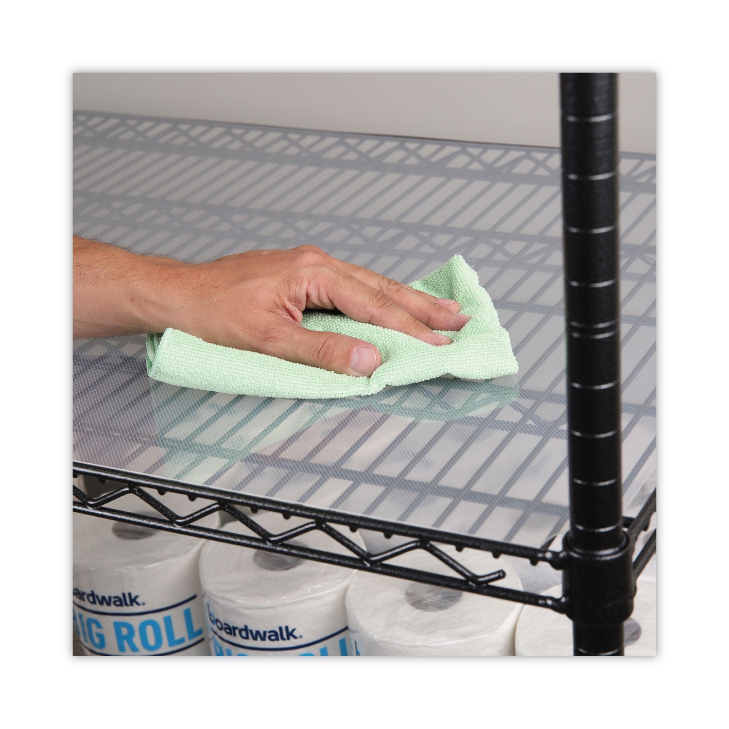 Shelf Liners For Wire Shelving, Clear Plastic, 36w x 18d, 4/Pack - 