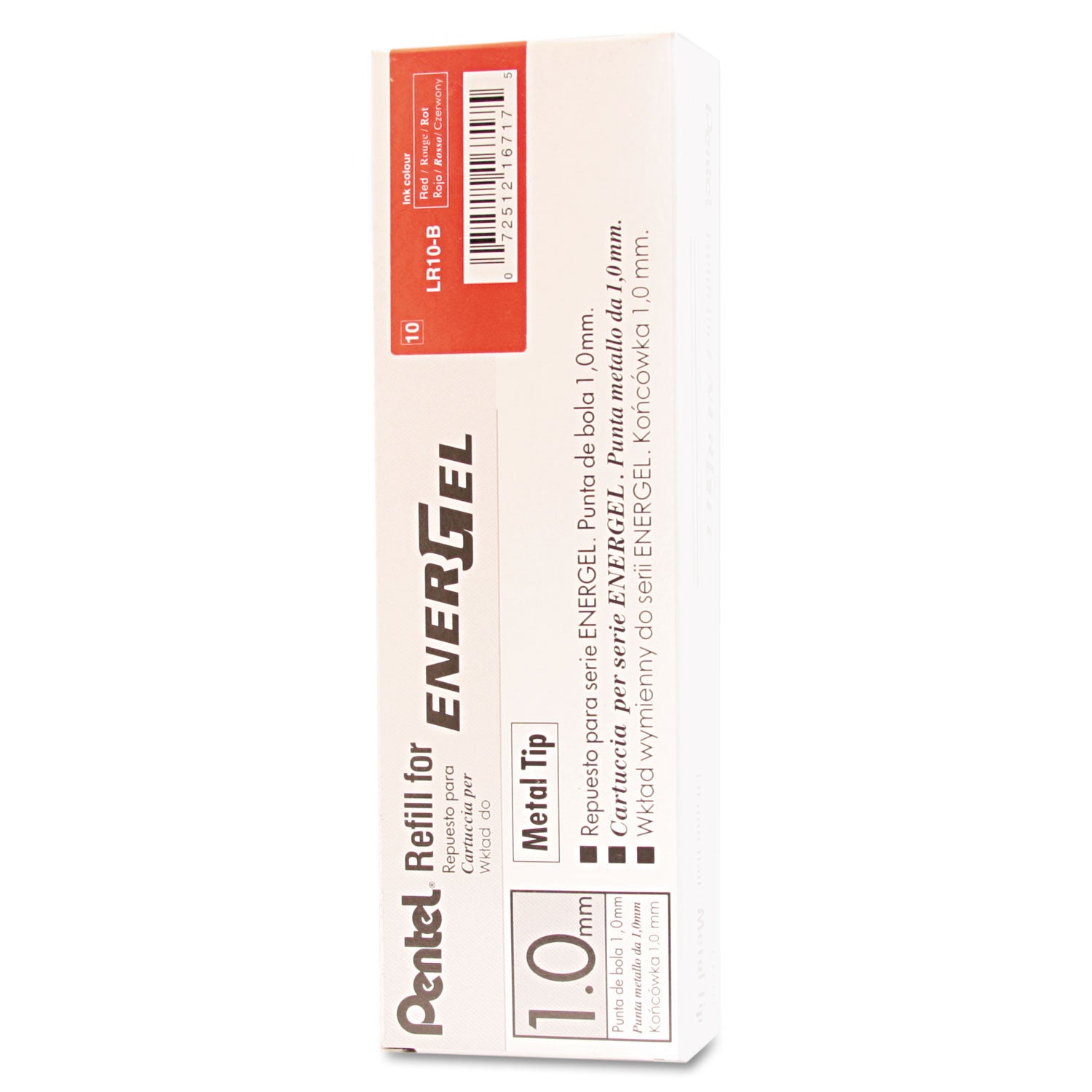 EnerGel EnerGel Liquid Gel Pen Refills - 1 mm, Bold Point - Red Ink - 1 Each