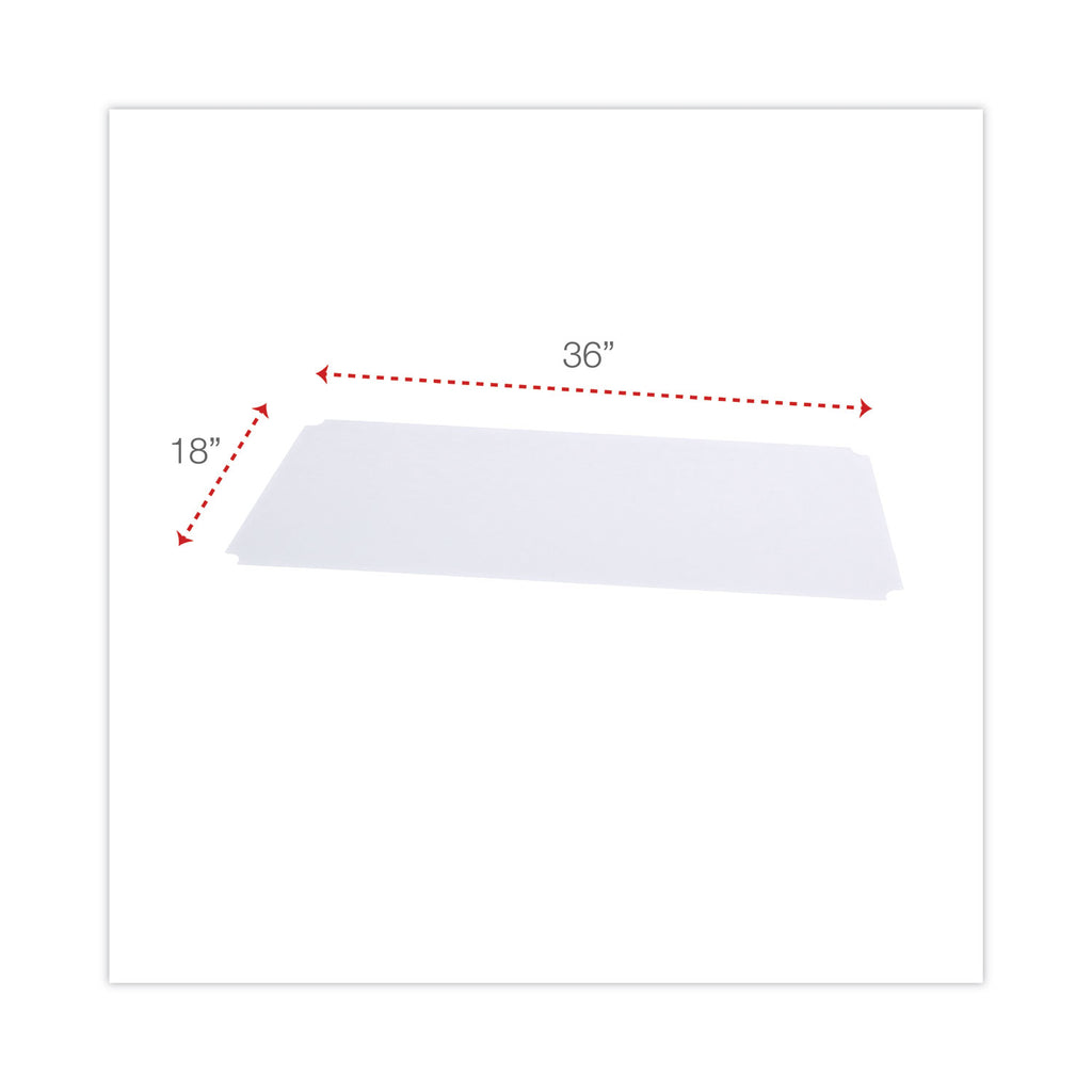 Shelf Liners For Wire Shelving, Clear Plastic, 36w x 18d, 4/Pack