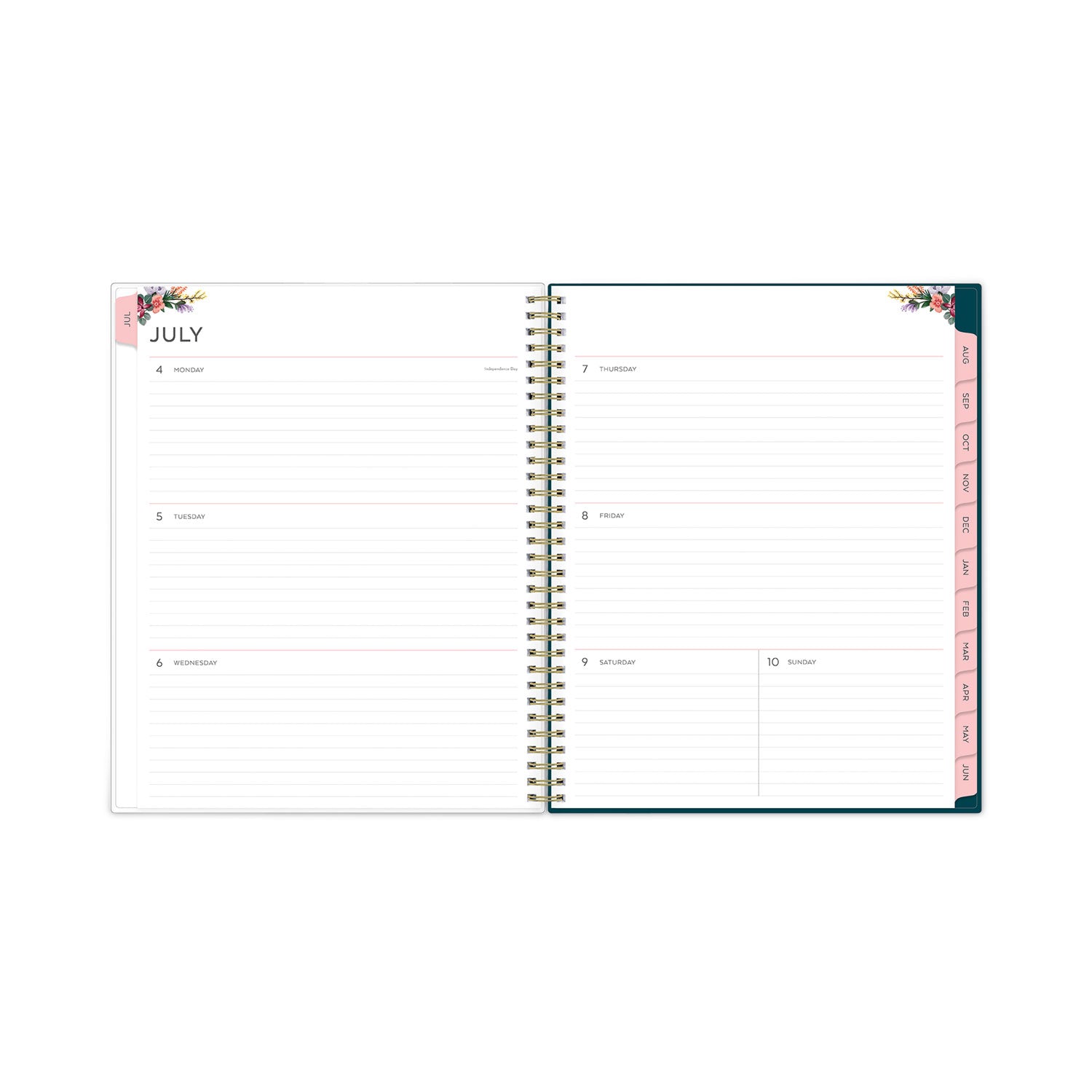 greta-academic-year-weekly-monthly-planner-greta-floral-artwork-115-x-8-green-cover-12-month-july-june-2022-2023_bls136479 - 2