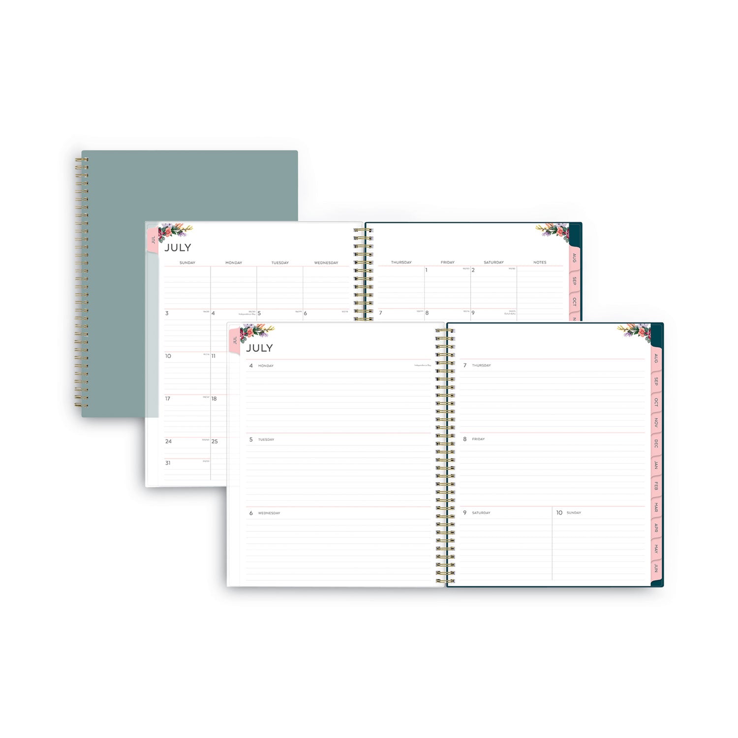 greta-academic-year-weekly-monthly-planner-greta-floral-artwork-115-x-8-green-cover-12-month-july-june-2022-2023_bls136479 - 1