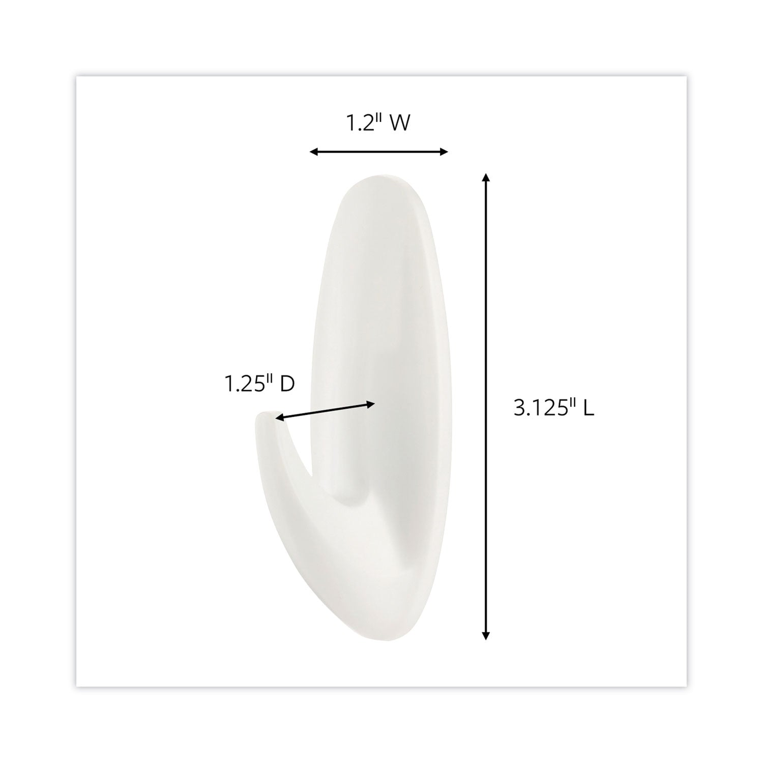 designer-hooks-medium-plastic-white-3-lb-capacity-13-hooks-and-16-strips-pack_mmm1708113na - 2