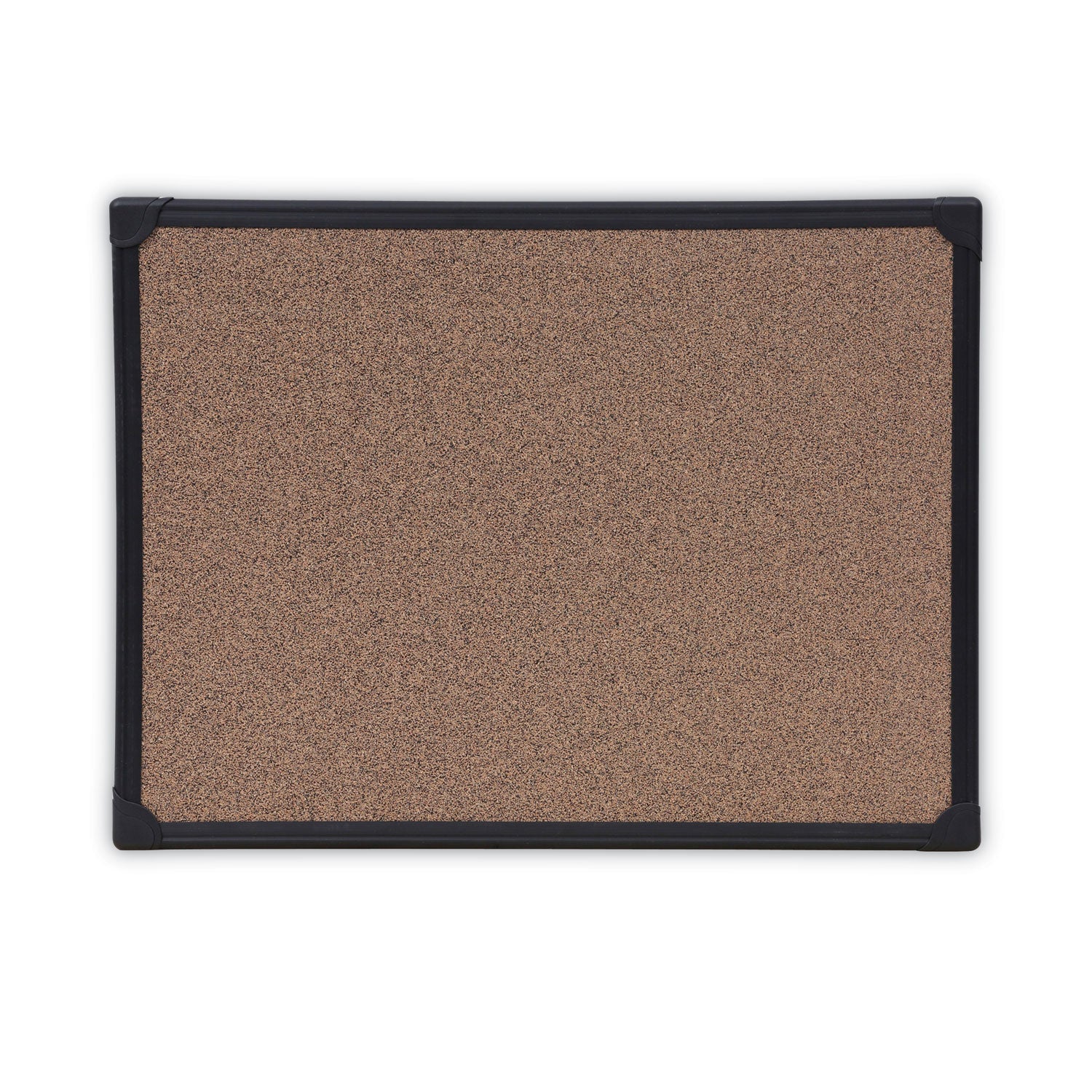 tech-cork-board-24-x-18-brown-surface-black-aluminum-frame_unv43021 - 1