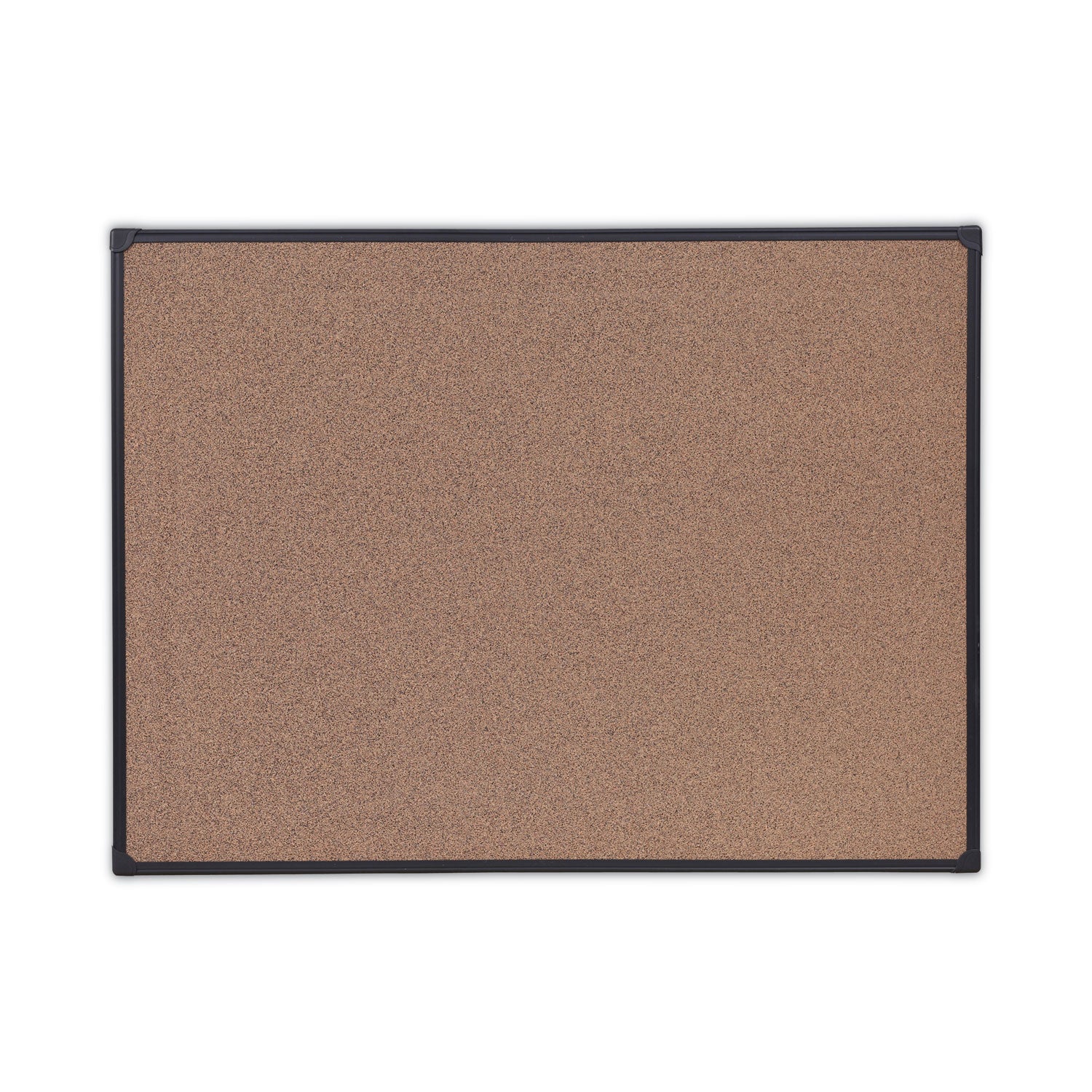 tech-cork-board-48-x-36-brown-surface-black-aluminum-frame_unv43023 - 1