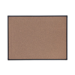 tech-cork-board-48-x-36-brown-surface-black-aluminum-frame_unv43023 - 1