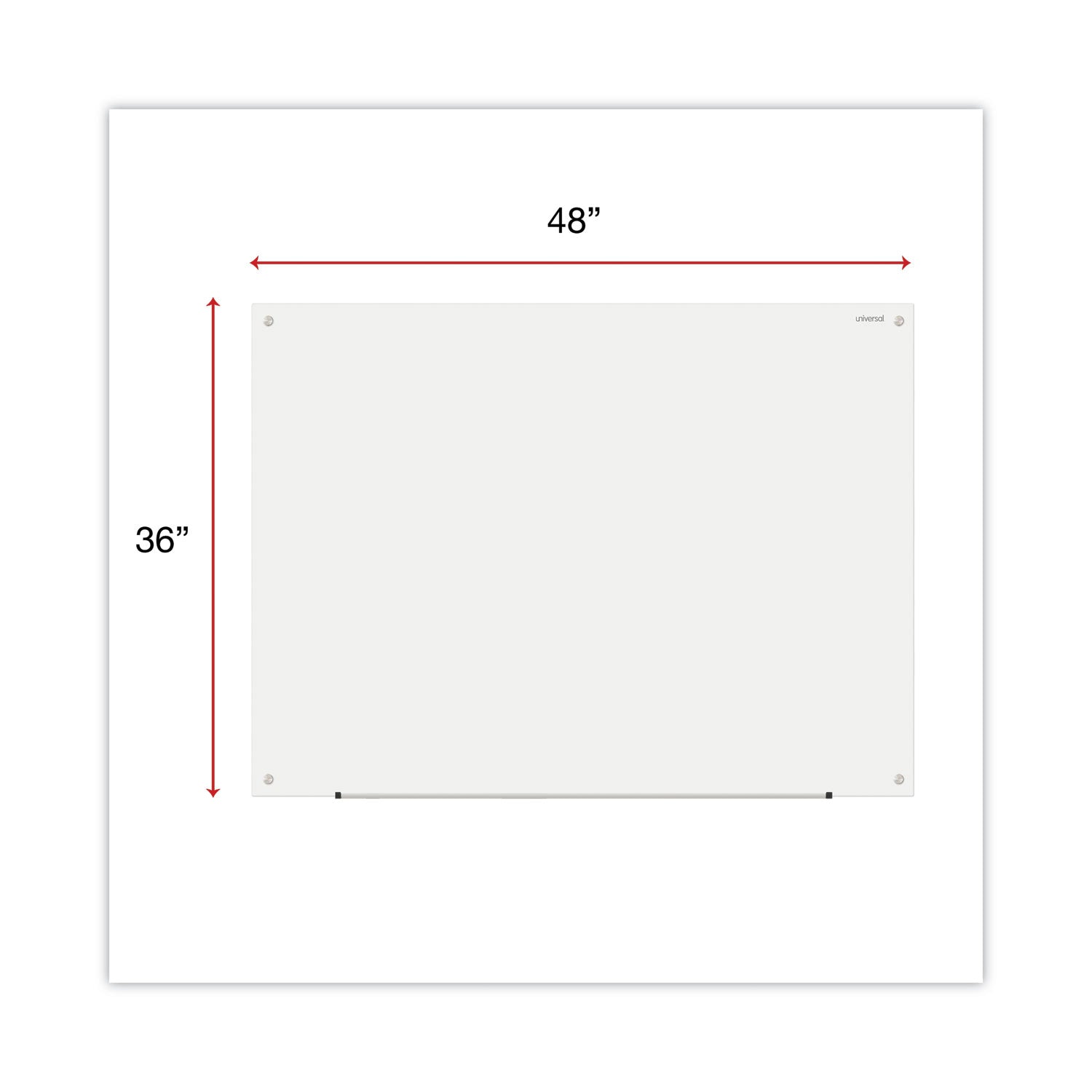 frameless-glass-marker-board-48-x-36-white-surface_unv43233 - 3