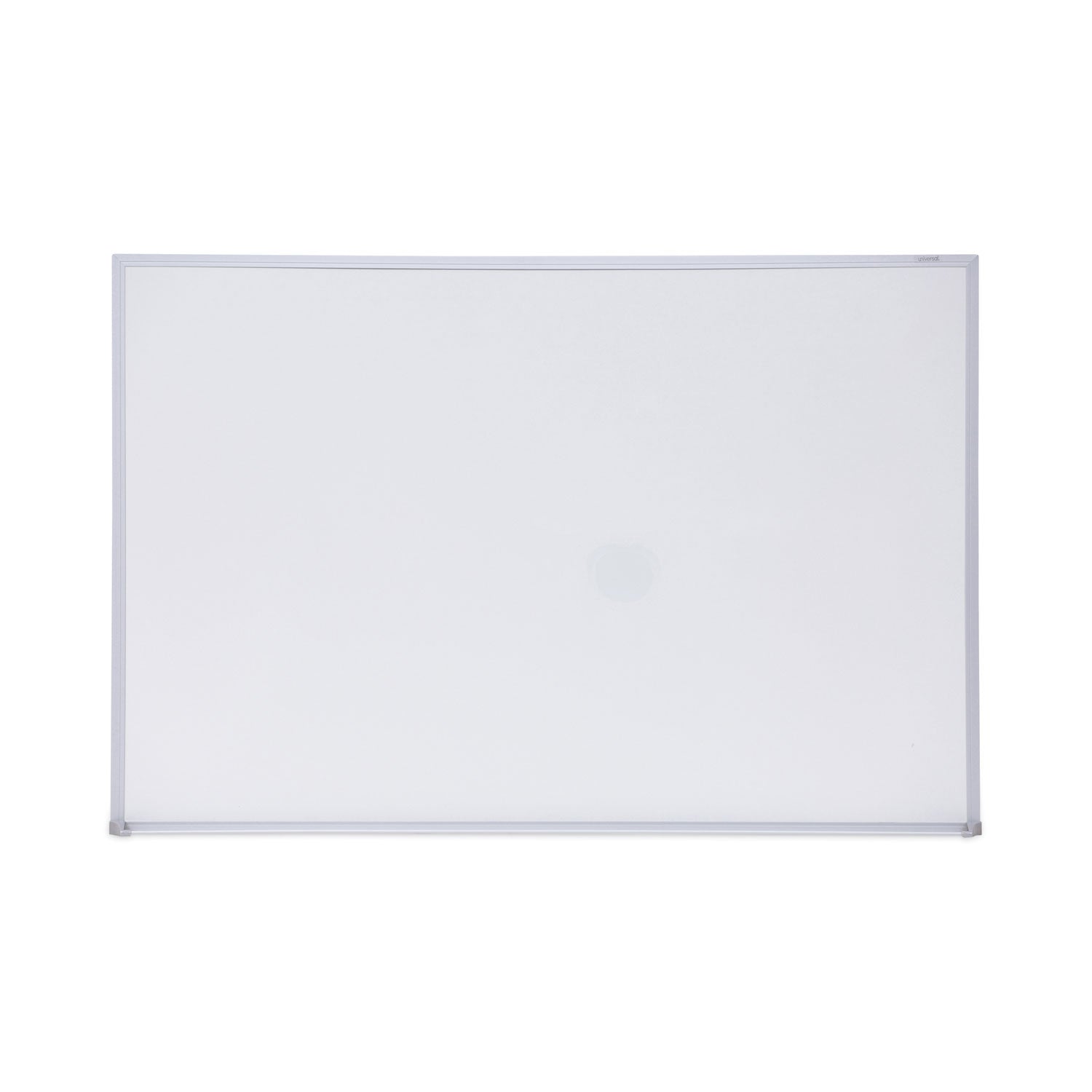 Melamine Dry Erase Board with Aluminum Frame, 36 x 24, White Surface, Anodized Aluminum Frame - 