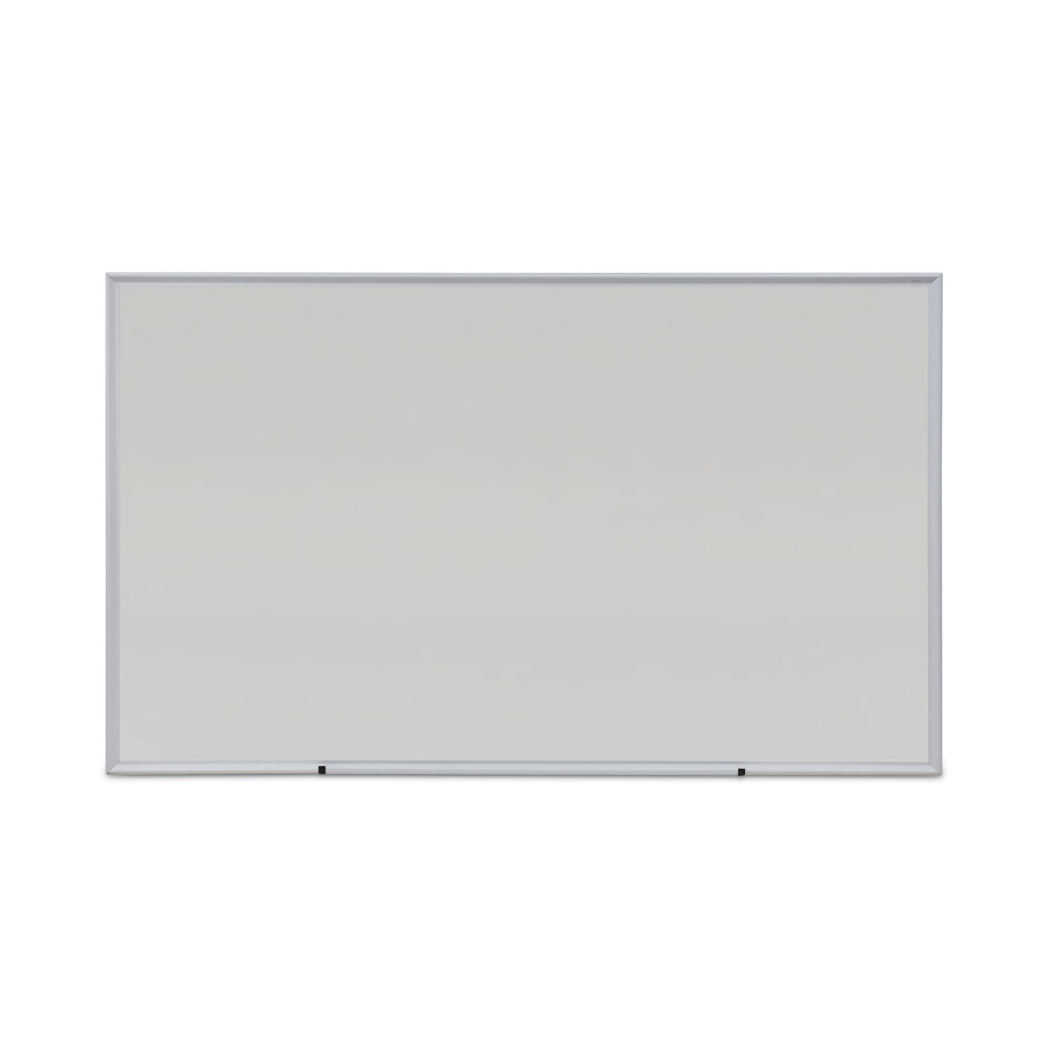 Deluxe Melamine Dry Erase Board, 60 x 36, Melamine White Surface, Silver Anodized Aluminum Frame - 