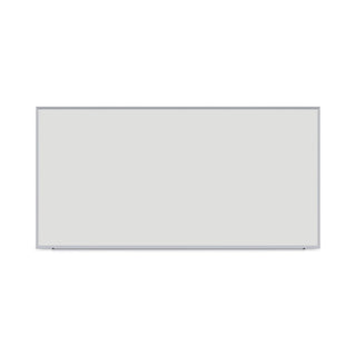Deluxe Melamine Dry Erase Board, 96 x 48, Melamine White Surface, Silver Anodized Aluminum Frame - 
