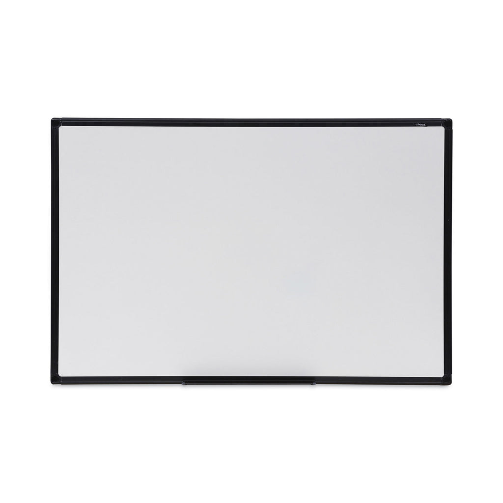 Design Series Deluxe Dry Erase Board, 36 x 24, White Surface, Black Anodized Aluminum Frame - 