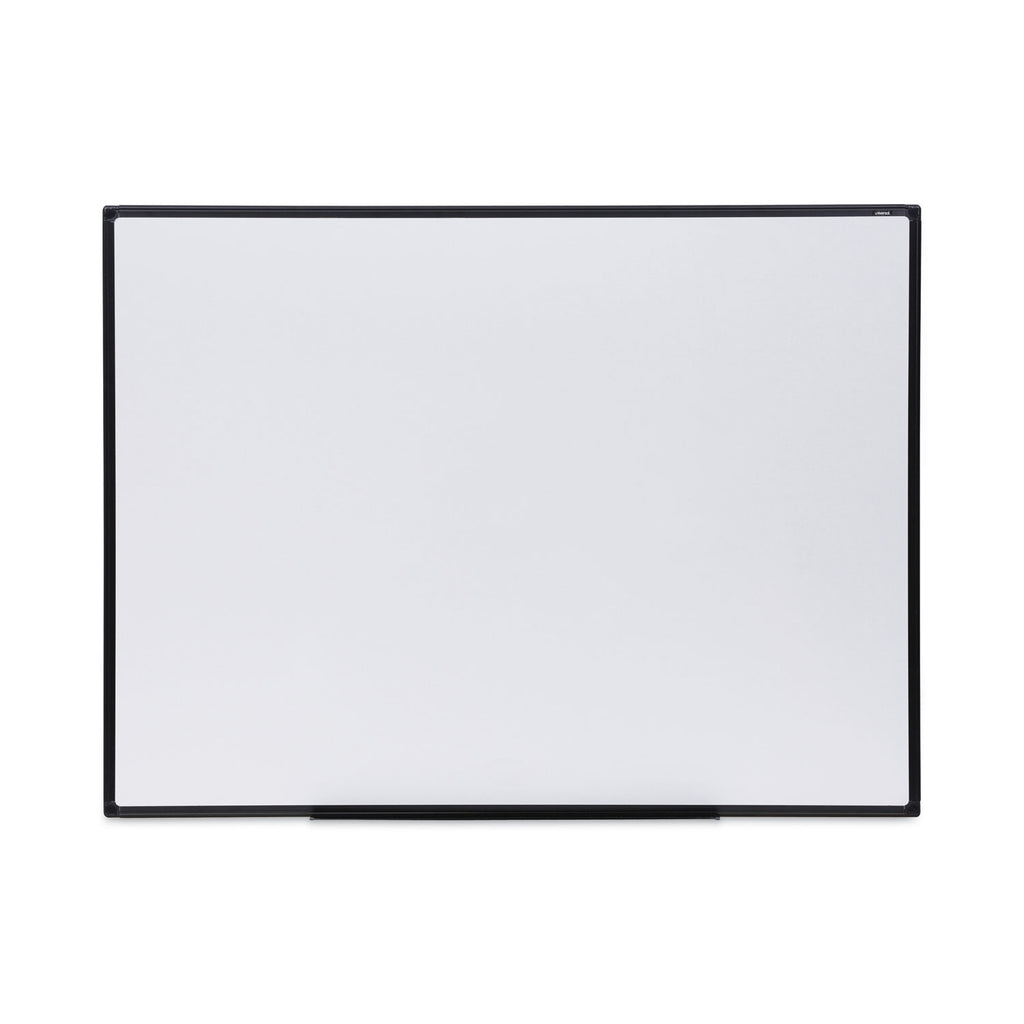 Design Series Deluxe Dry Erase Board, 48 x 36, White Surface, Black Anodized Aluminum Frame - 
