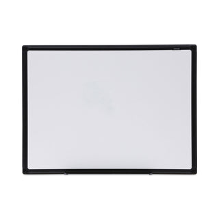 Design Series Deluxe Dry Erase Board, 24 x 18, White Surface, Black Anodized Aluminum Frame - 