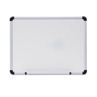 Modern Melamine Dry Erase Board with Aluminum Frame, 24 x 18, White Surface