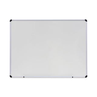 Modern Melamine Dry Erase Board with Aluminum Frame, 48 x 36, White Surface - 