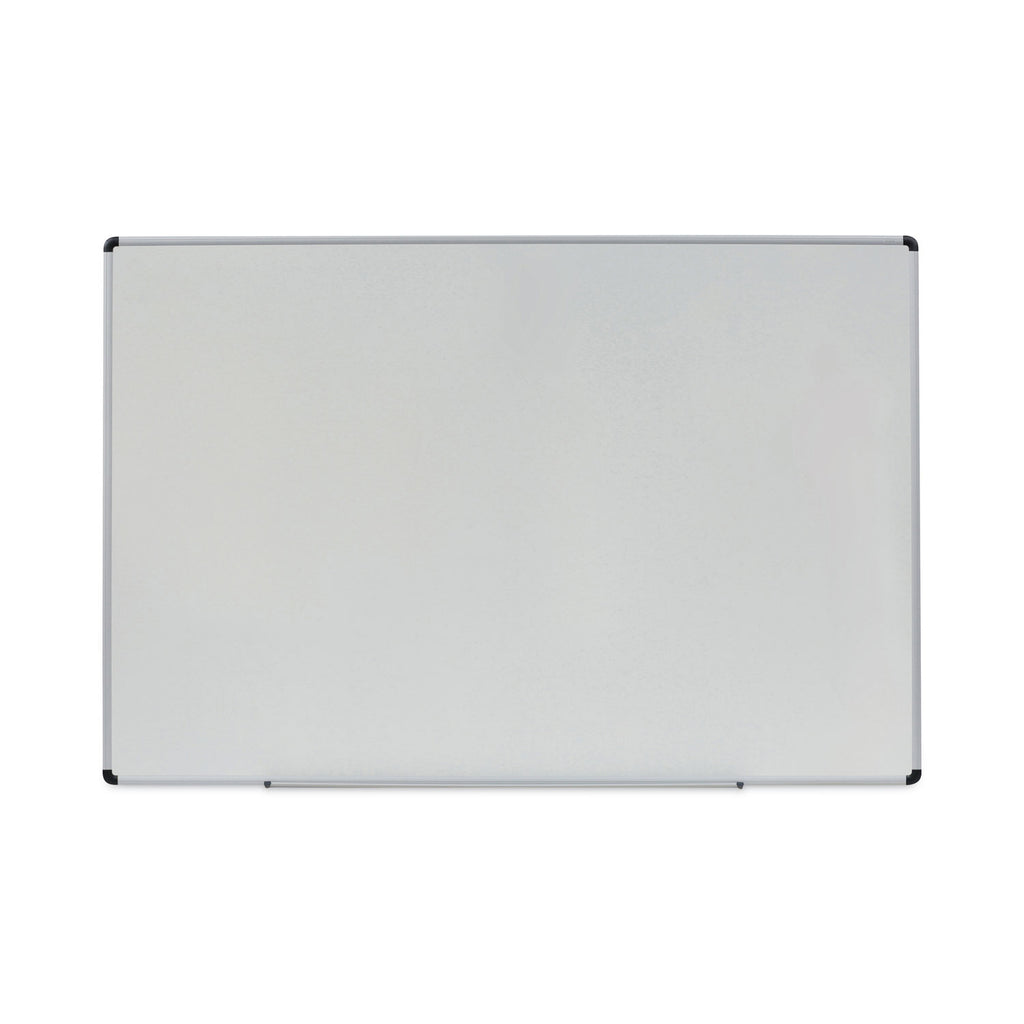 Modern Melamine Dry Erase Board with Aluminum Frame, 72 x 48, White Surface - 