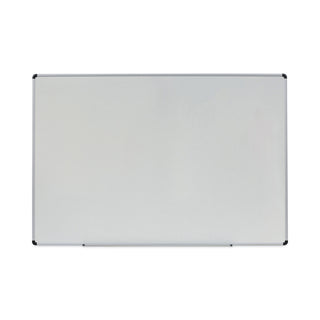 Modern Melamine Dry Erase Board with Aluminum Frame, 72 x 48, White Surface - 