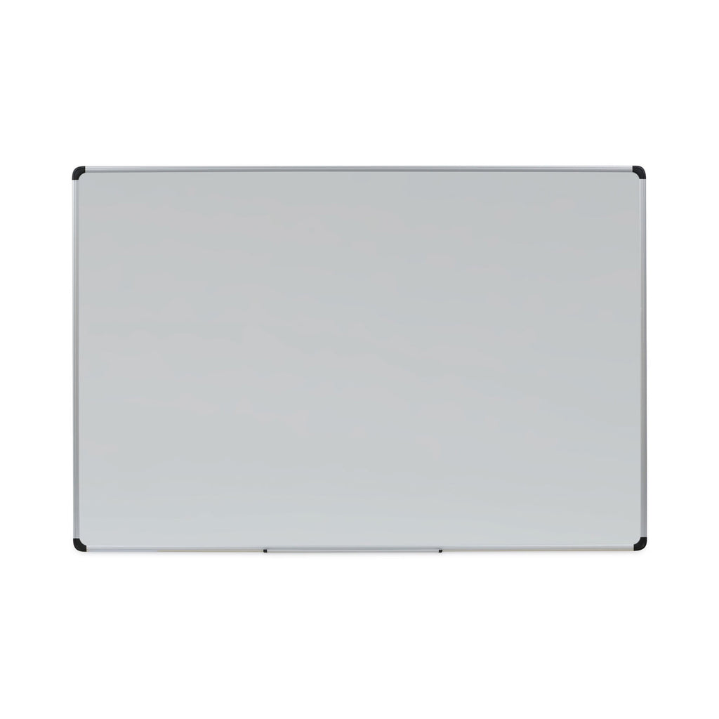 Magnetic Steel Dry Erase Marker Board, 72 x 48, White Surface, Aluminum/Plastic Frame - 