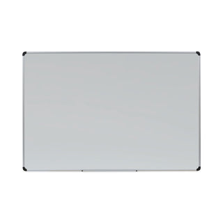 Magnetic Steel Dry Erase Marker Board, 72 x 48, White Surface, Aluminum/Plastic Frame - 
