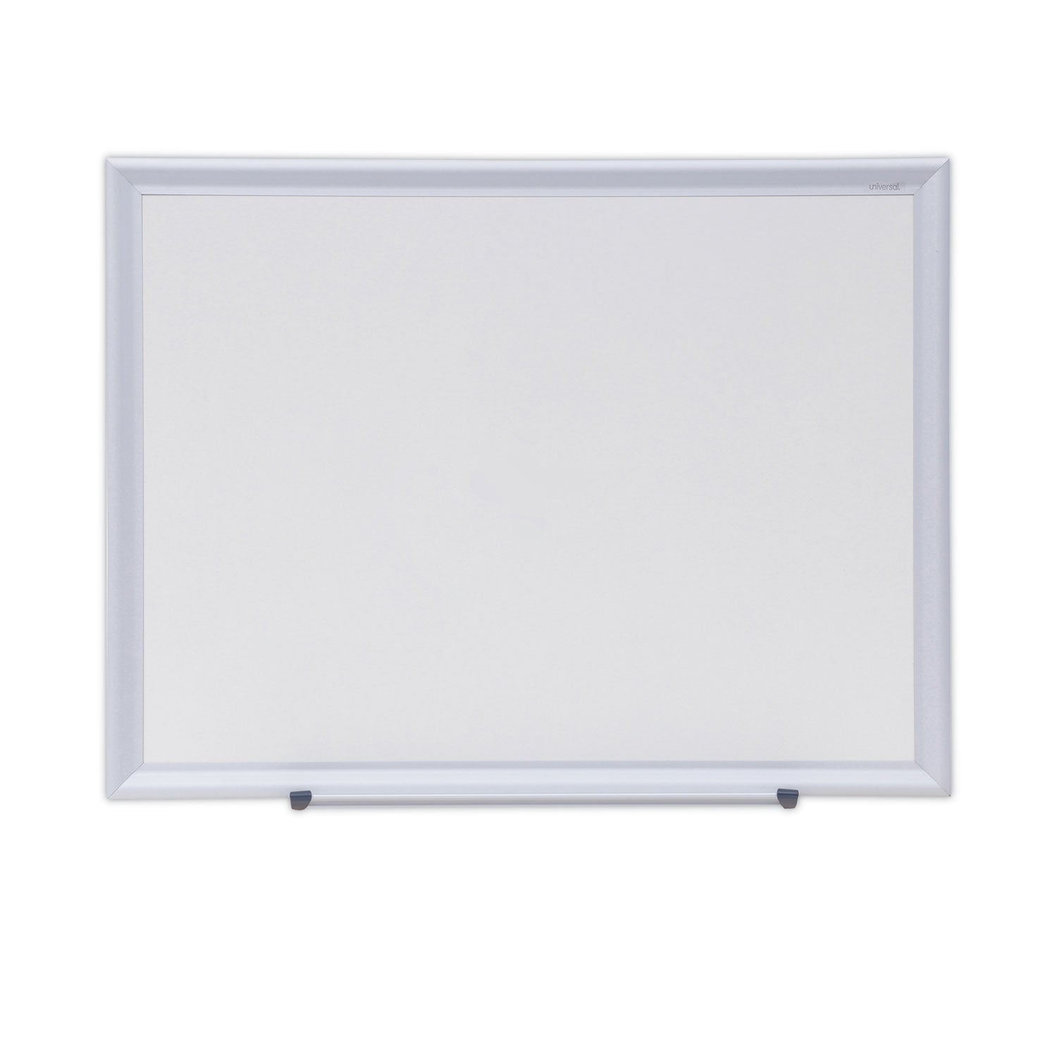 Deluxe Melamine Dry Erase Board, 24 x 18, Melamine White Surface, Silver Aluminum Frame - 