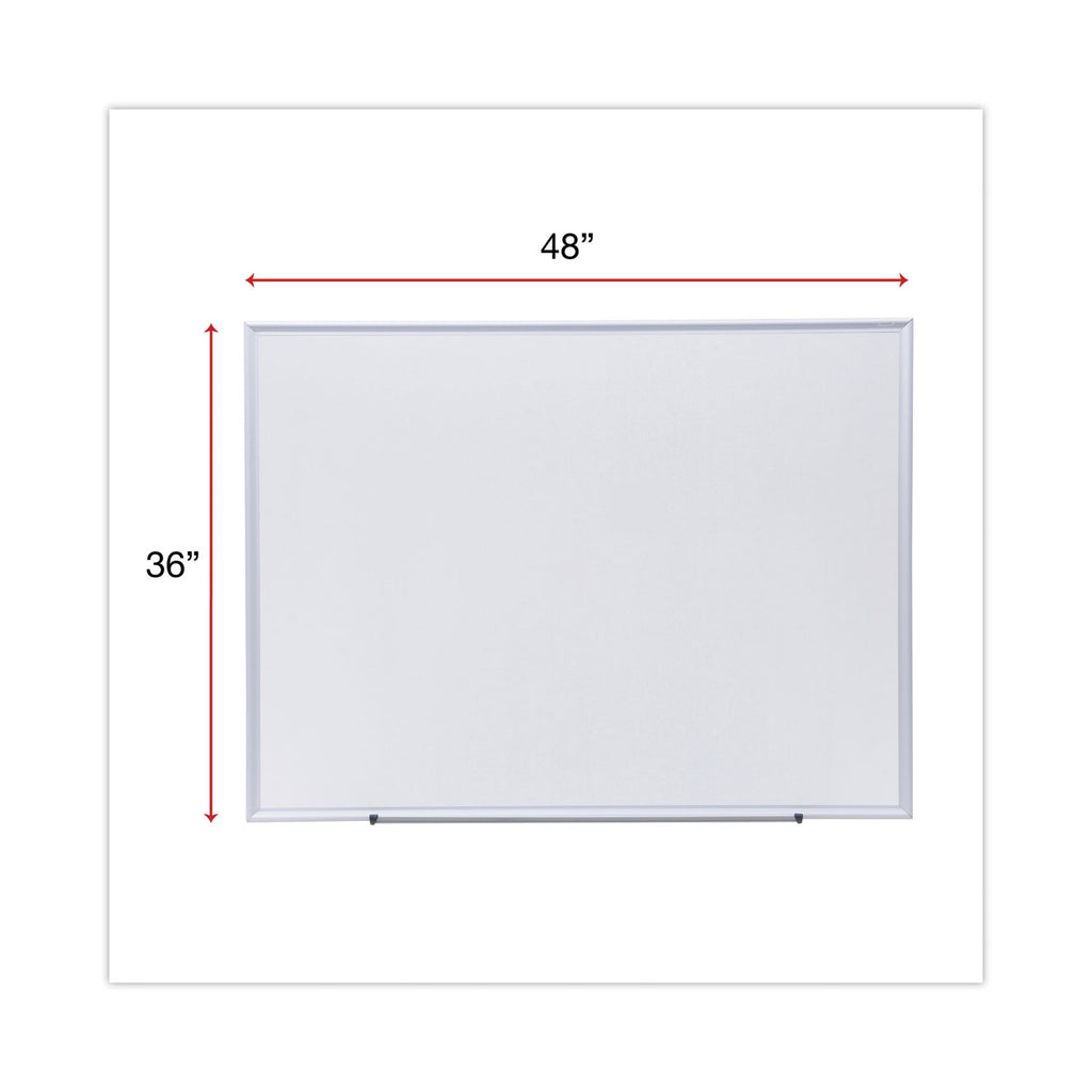 deluxe-melamine-dry-erase-board-48-x-36-melamine-white-surface-silver-aluminum-frame_unv44636 - 3