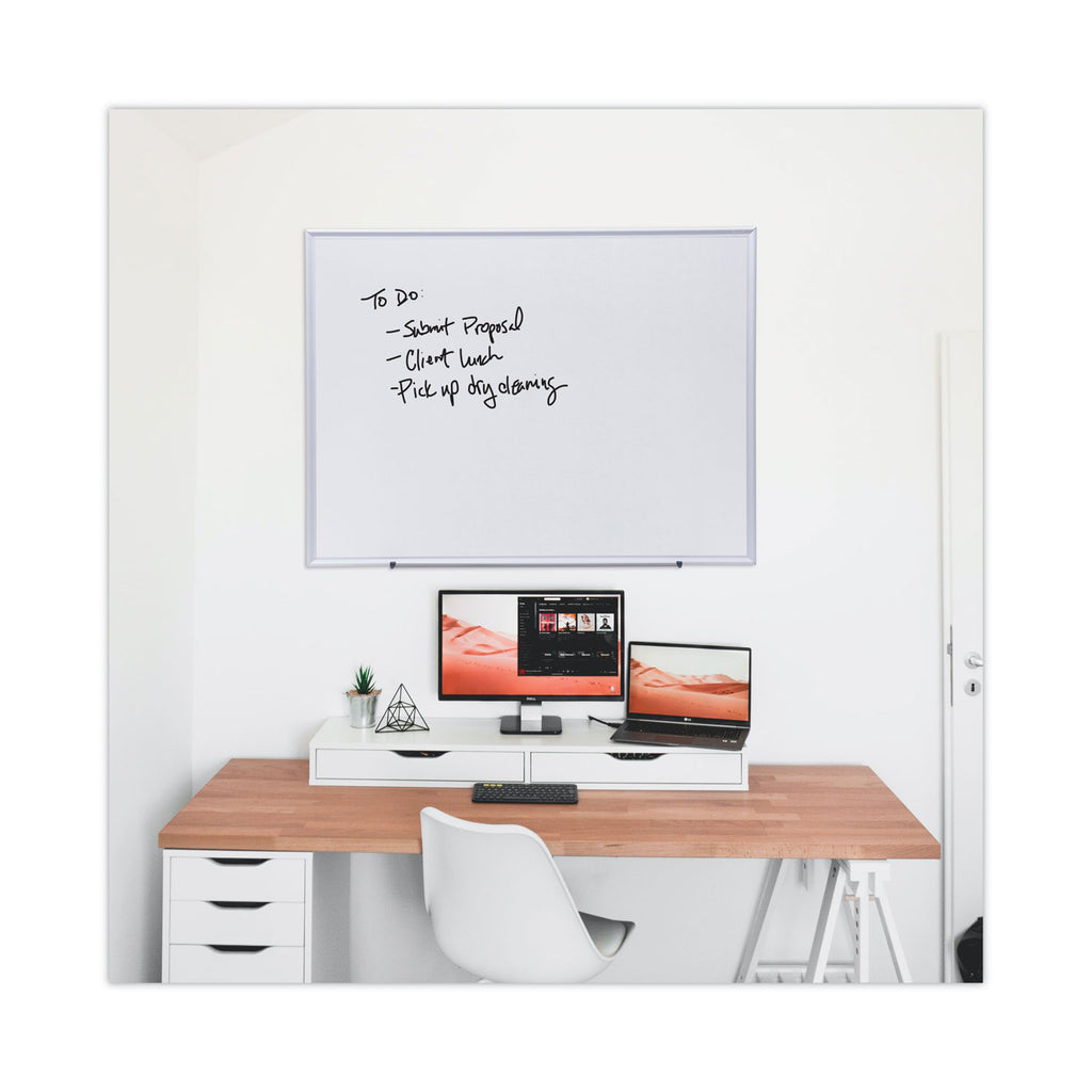 deluxe-melamine-dry-erase-board-48-x-36-melamine-white-surface-silver-aluminum-frame_unv44636 - 6