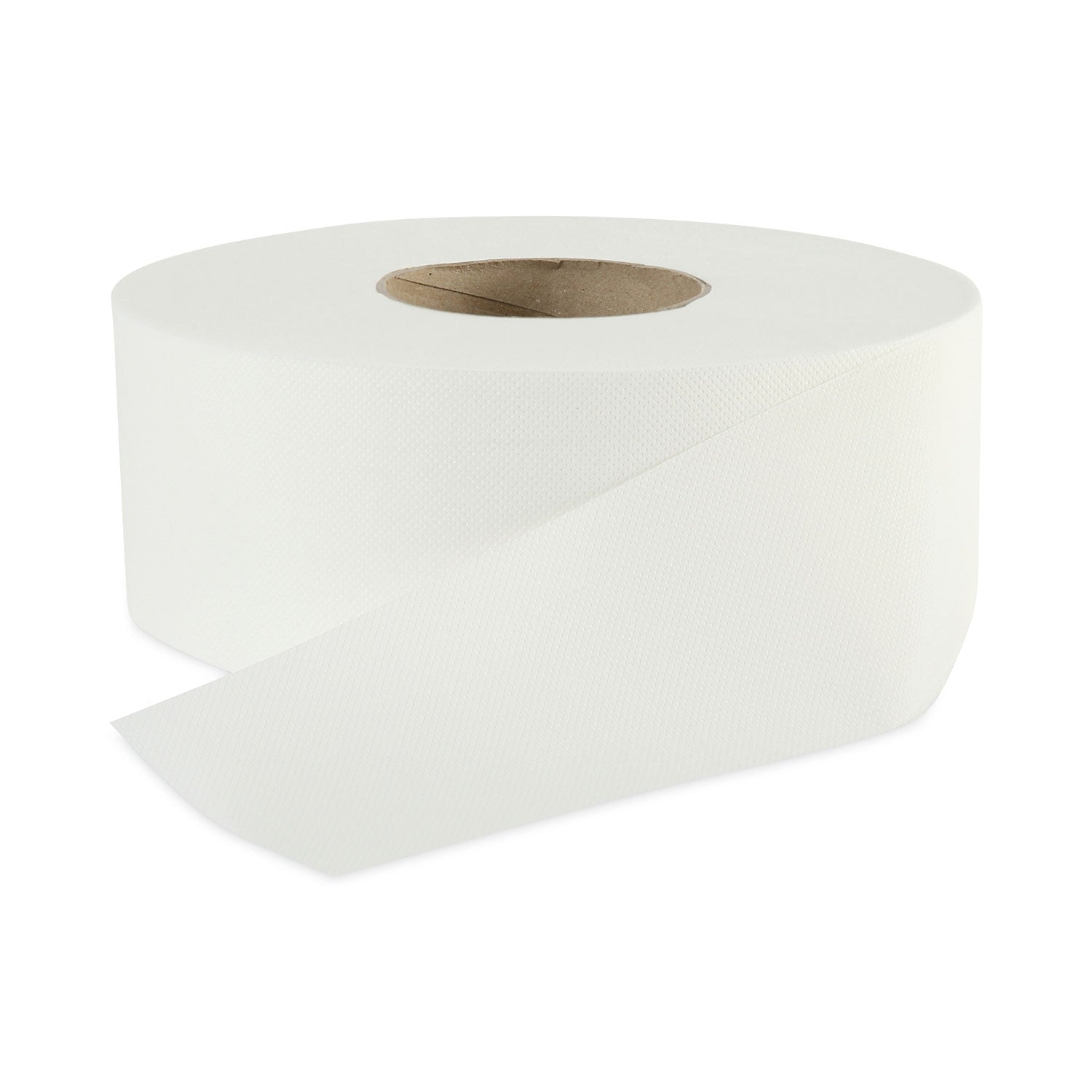 Jumbo Roll Bathroom Tissue, Septic Safe, 2-Ply, White, 3.2" x 525 ft, 12 Rolls/Carton - 