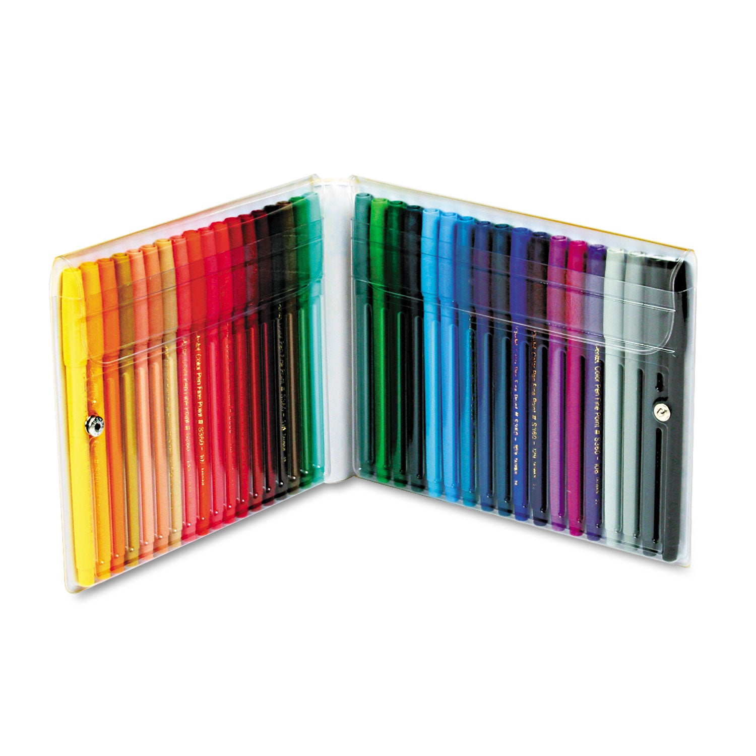 Fine Point 36-Color Pen Set, Fine Bullet Tip, Assorted Colors, 36/Set - 
