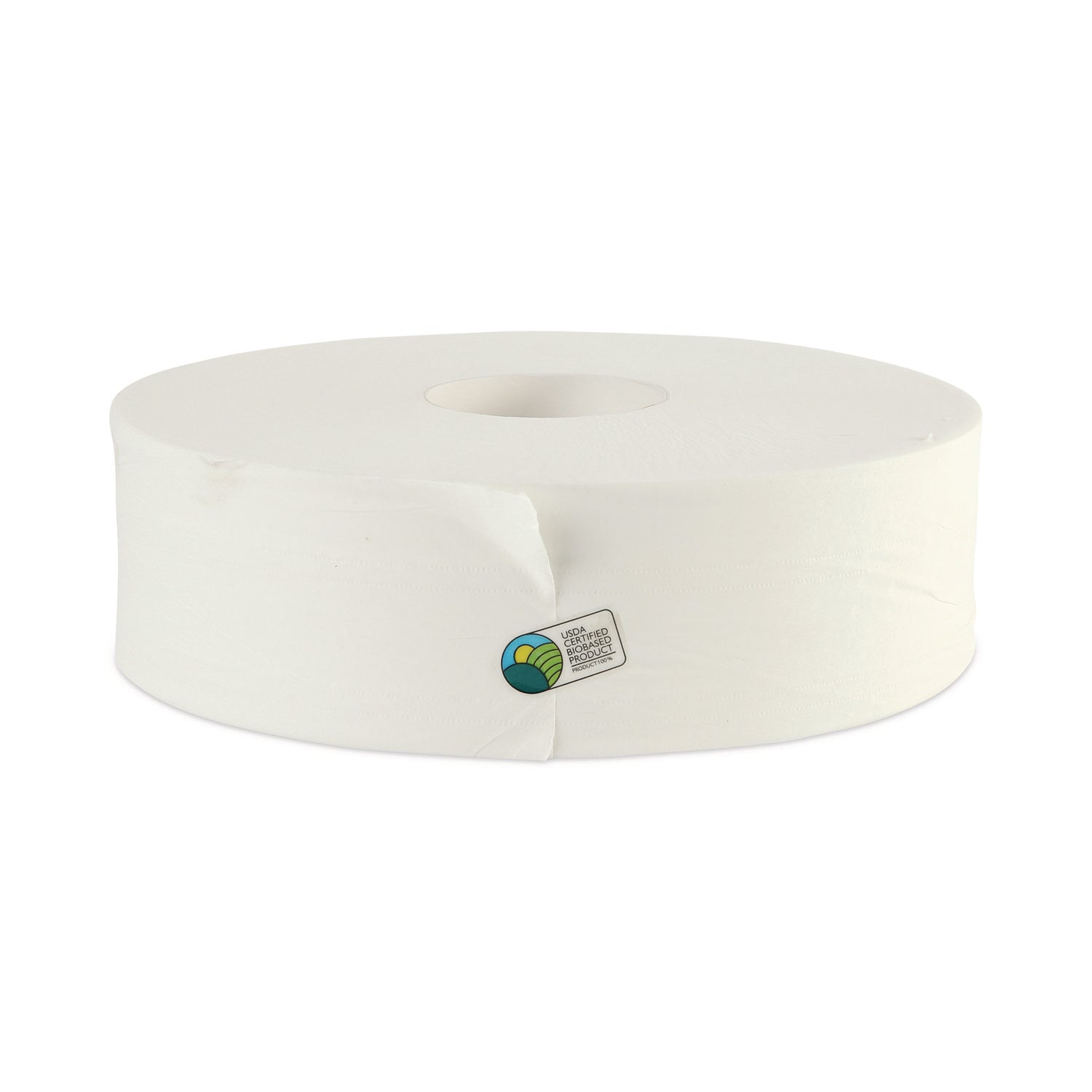 JRT Bath Tissue, Jumbo, Septic Safe, 2-Ply, White, 3.5" x 2,000 ft, 12" dia, 6 Rolls/Carton
