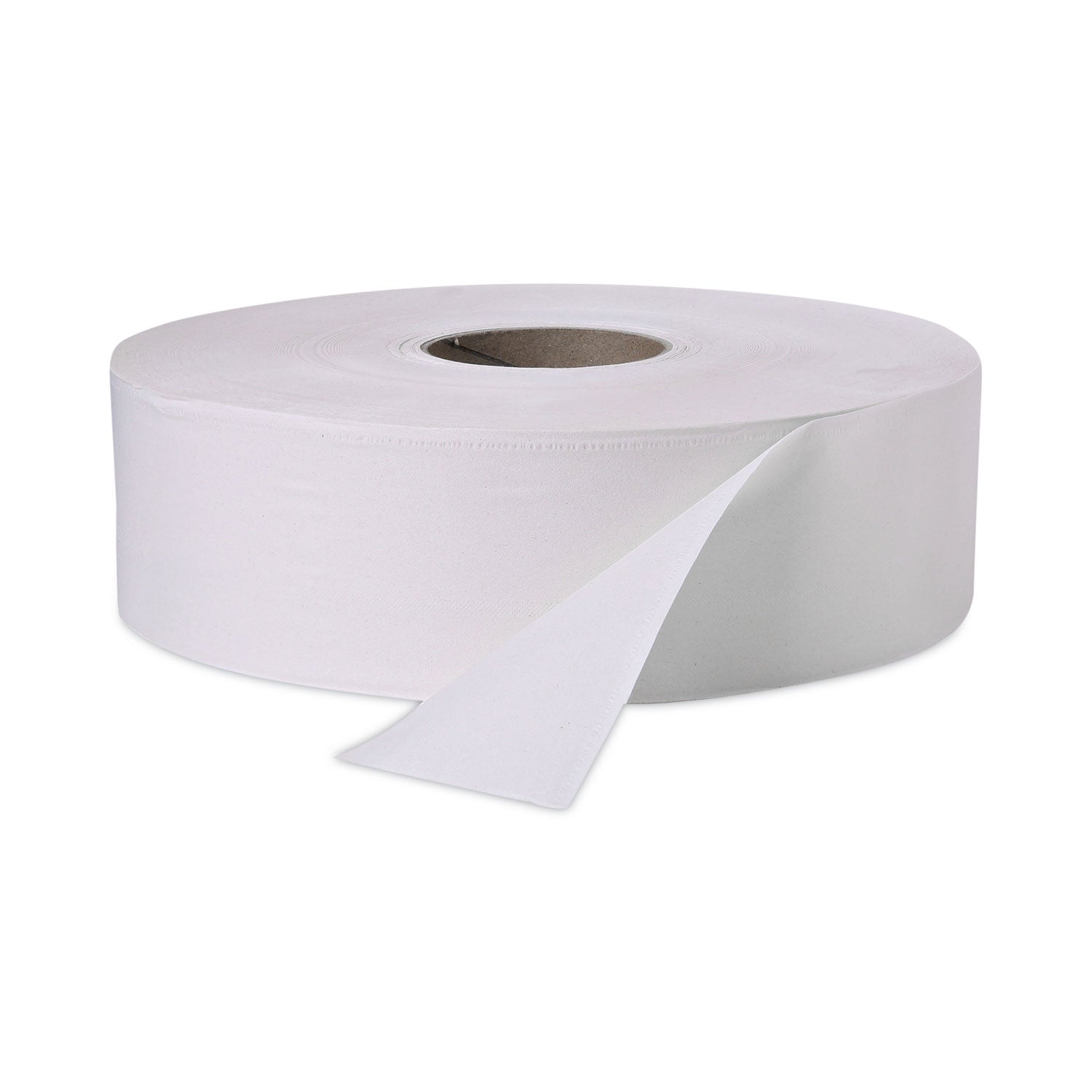 Jumbo Roll Bath Tissue, Septic Safe, 2 Ply, White, 3.4" x 1,000 ft, 12 Rolls/Carton - 