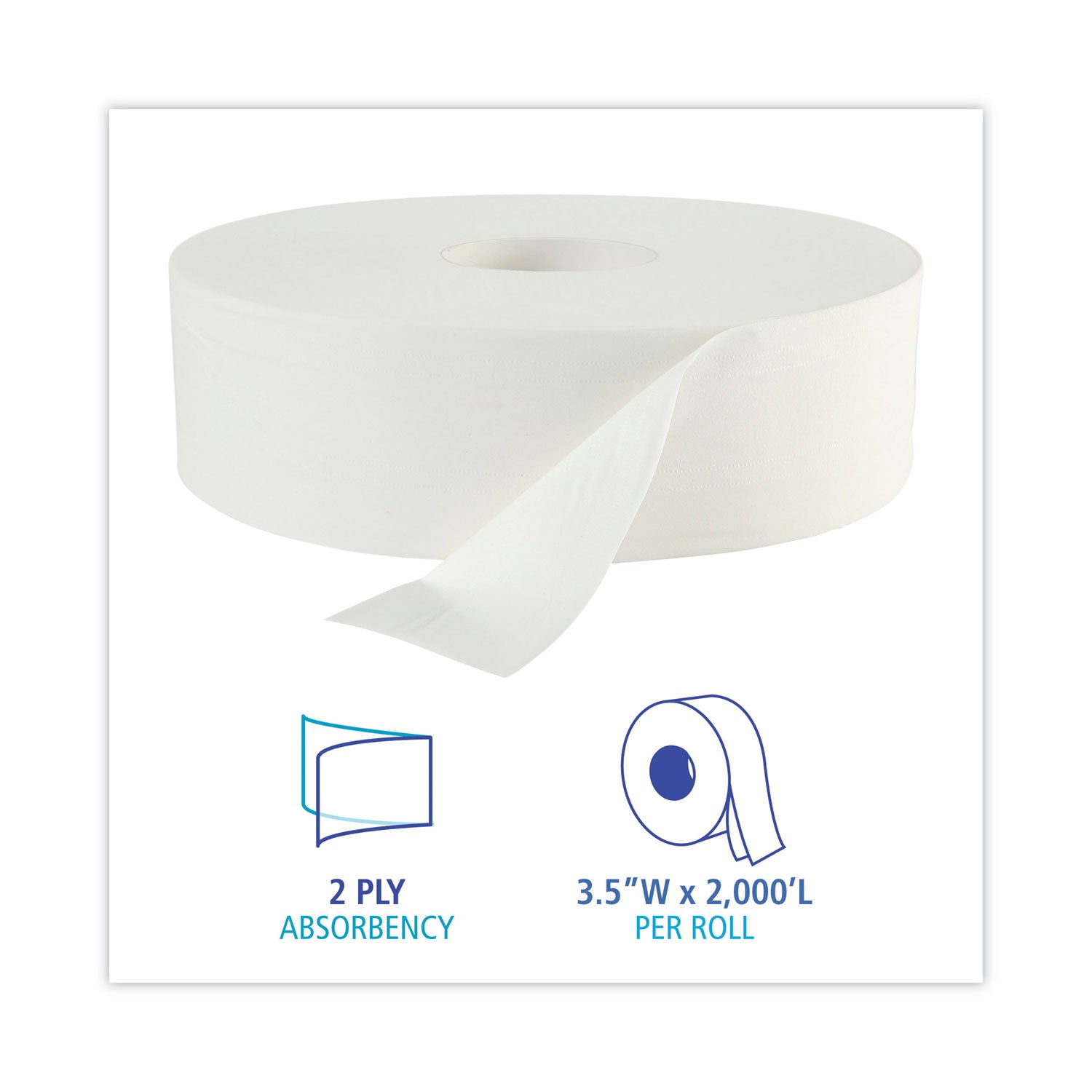 jrt-bath-tissue-jumbo-septic-safe-2-ply-white-35-x-2000-ft-12-dia-6-rolls-carton_bwk6102b - 3