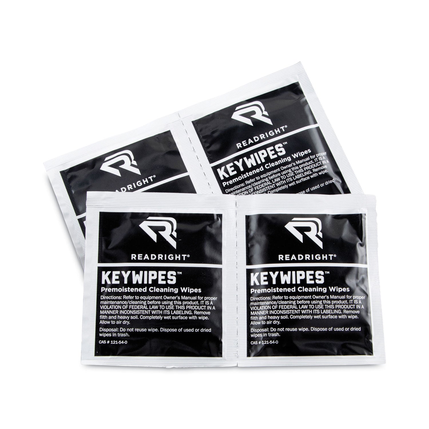 KeyWipes Keyboard Wet Wipes, 6.88 x 5, Unscented, 18/Box - 