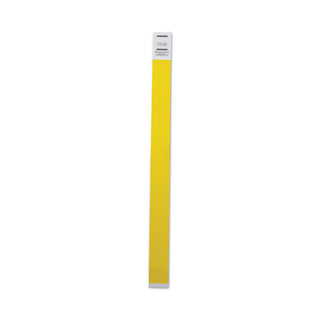 Crowd Management Wristbands, Sequentially Numbered, 9.75" x 0.75", Neon Yellow,500/Pack