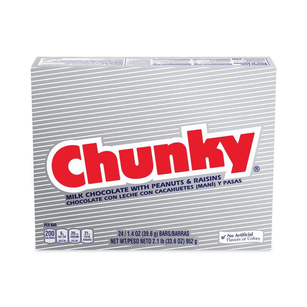 Chunky Bar, Individually Wrapped, 1.4 oz, 24/Carton, Ships in 1-3 Business Days