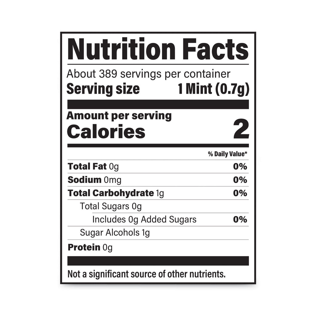 Arctic Peppermint Mints, 1.2 oz, 8 Tins/Pack, Ships in 1-3 Business Days