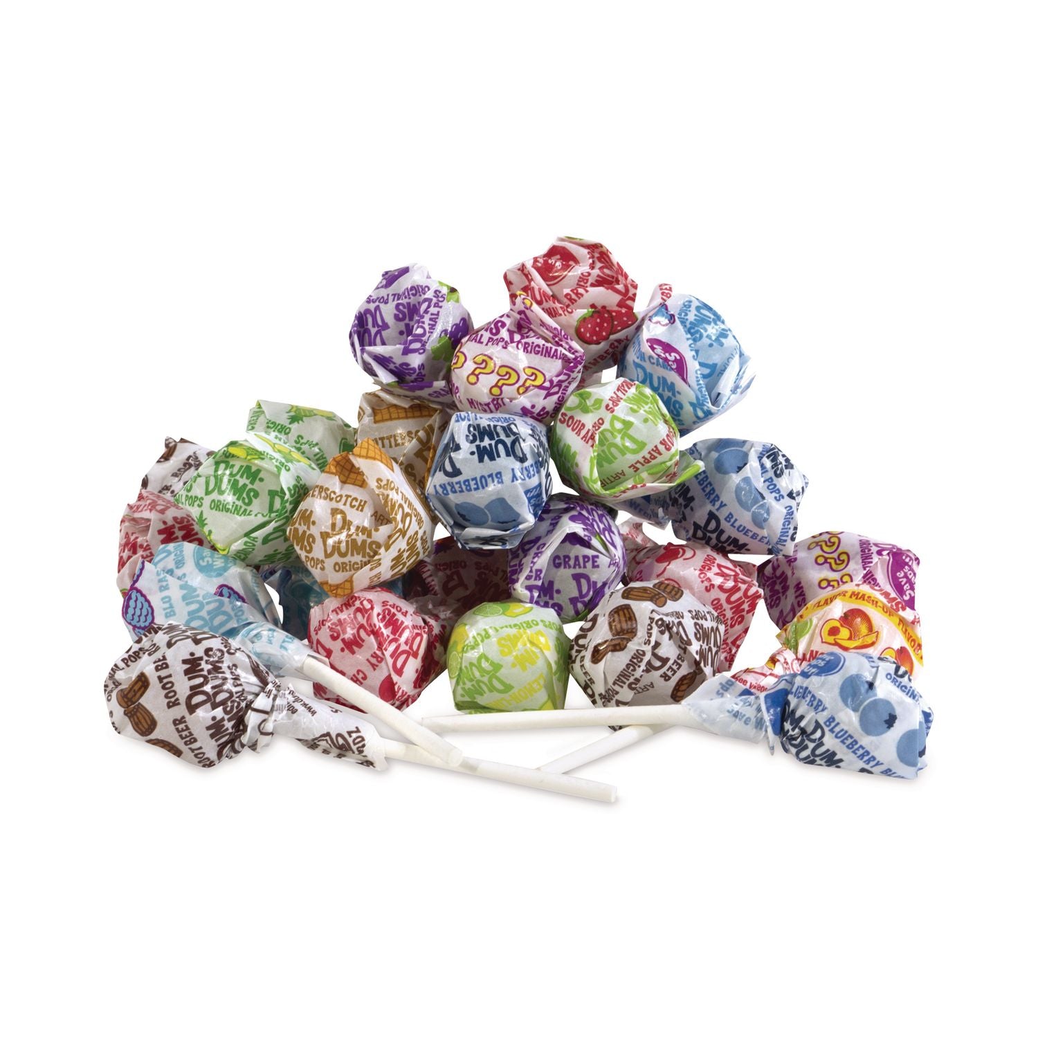 Dum-Dum-Pops, 14 Assorted Flavors, 360 Pieces/Carton, Ships in 1-3 Business Days