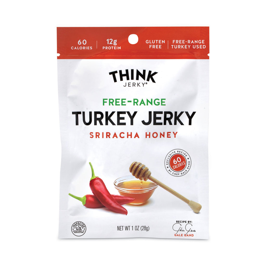 Sriracha Honey Turkey Jerky, 1 oz Pouch, 12/Pack, Ships in 1-3 Business Days