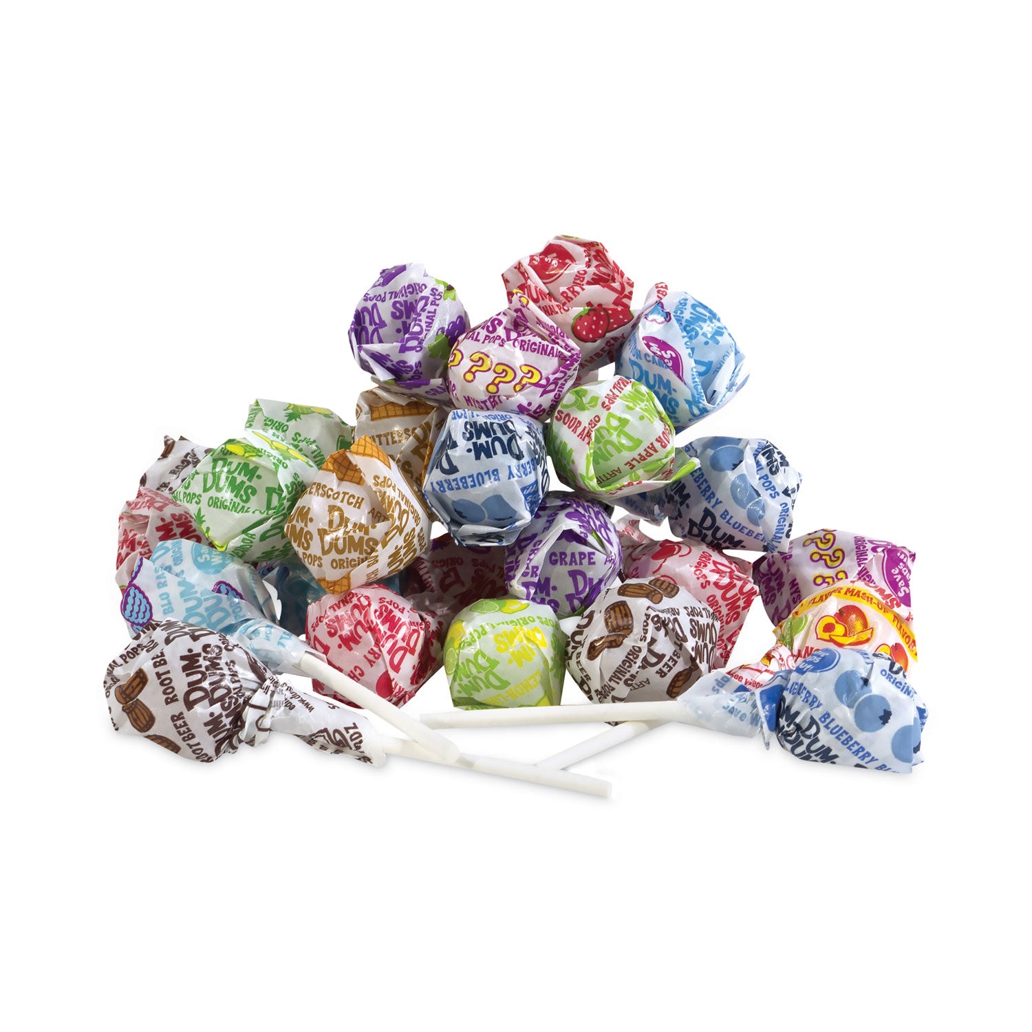 dum-dum-pops-assorted-flavors-individually-wrapped-bulk-30-lb-carton_spa534 - 1