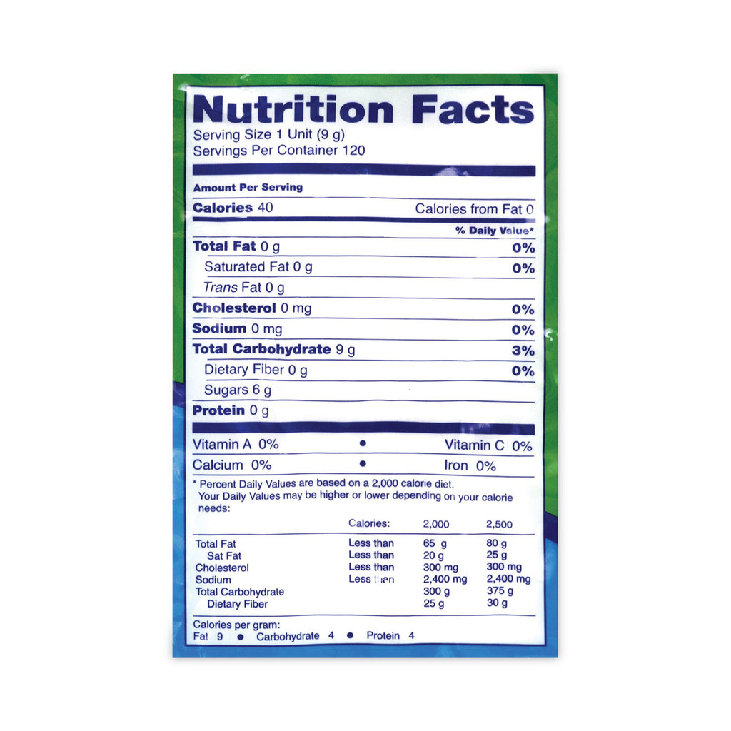 Jumbo Spearmint Balls, 0.04 oz, 120 Balls/Bag, 1 Bag/Carton, Ships in 1-3 Business Days