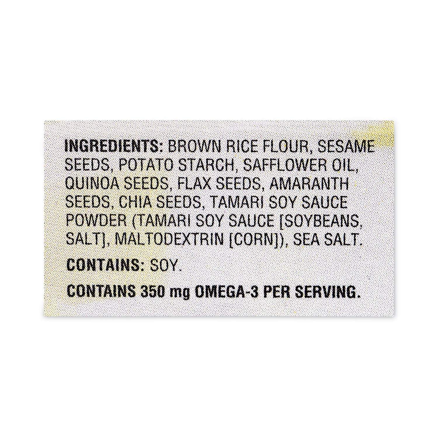 5-Seed Multi-Grain Crunchy Oven Baked Crackers, Whole Wheat, 10 oz Bag, 2 Bags/Box, Ships in 1-3 Business Days