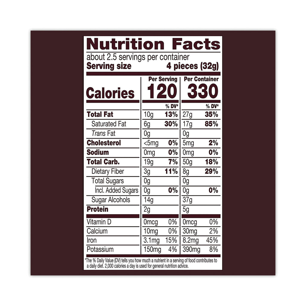 Miniatures Special Dark Sugar-Free Chocolate, 3 oz Bag, 12 Bags/Carton, Ships in 1-3 Business Days